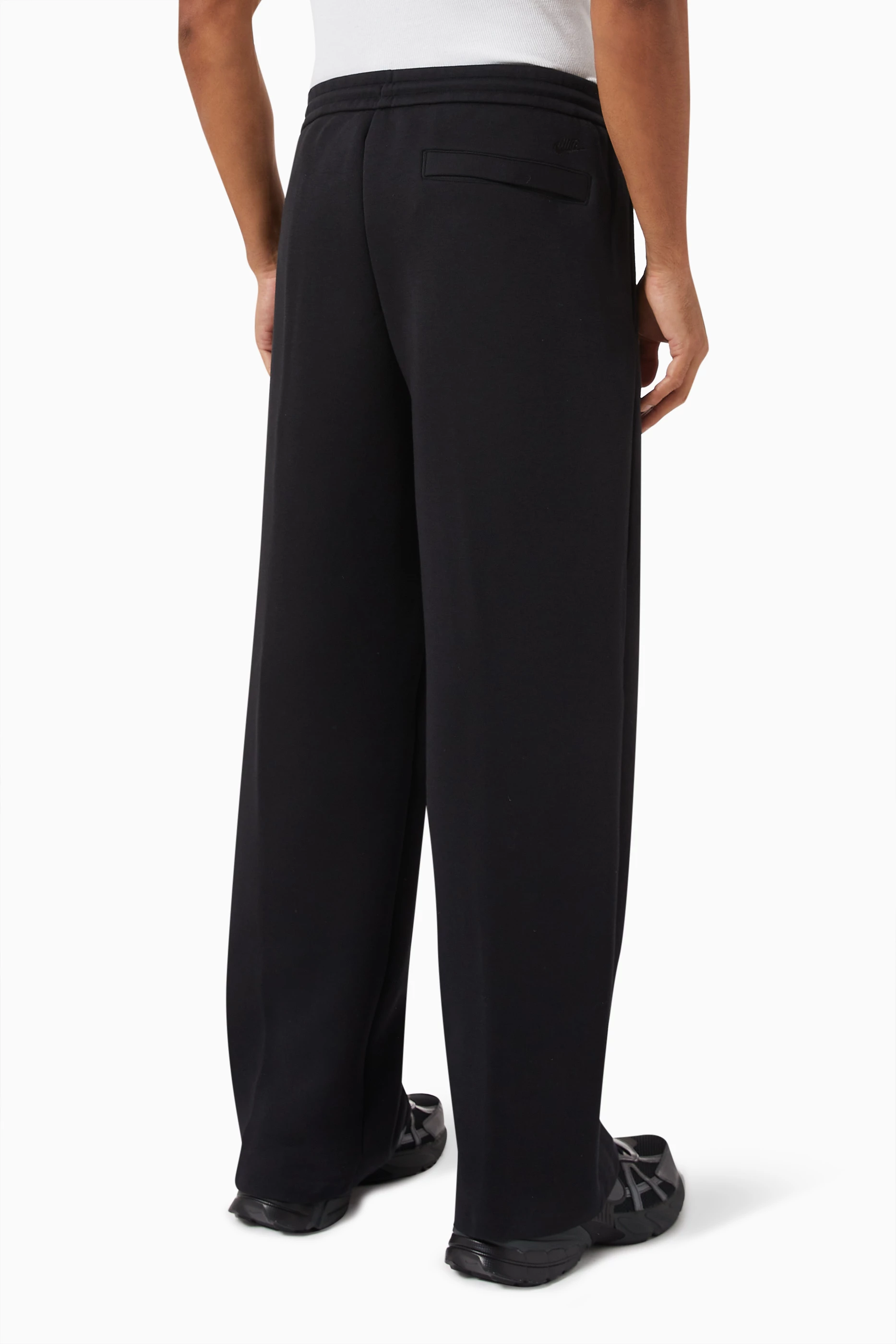 Buy Nike Black Tech Tailored Pants in Fleece For Men Online Ounass UAE
