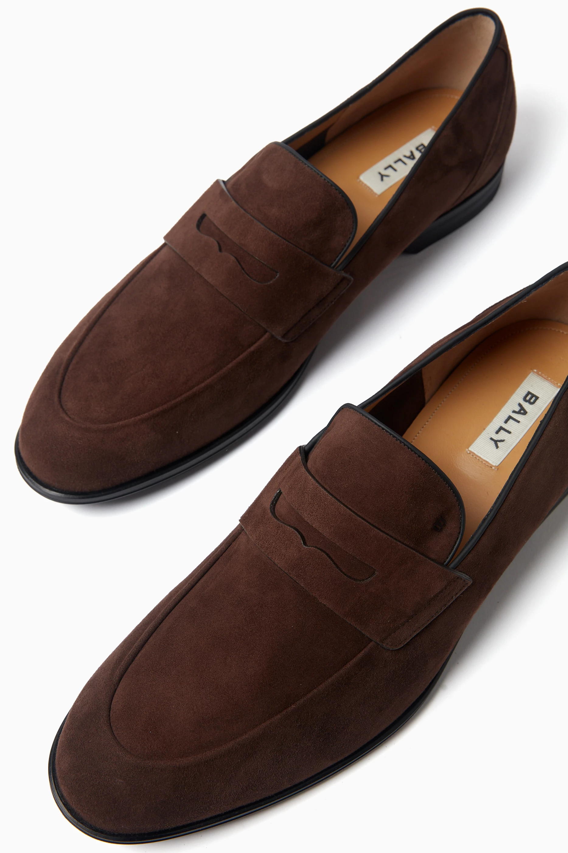 Buy Bally Brown Windsor Loafers in Suede For Men Online Ounass UAE