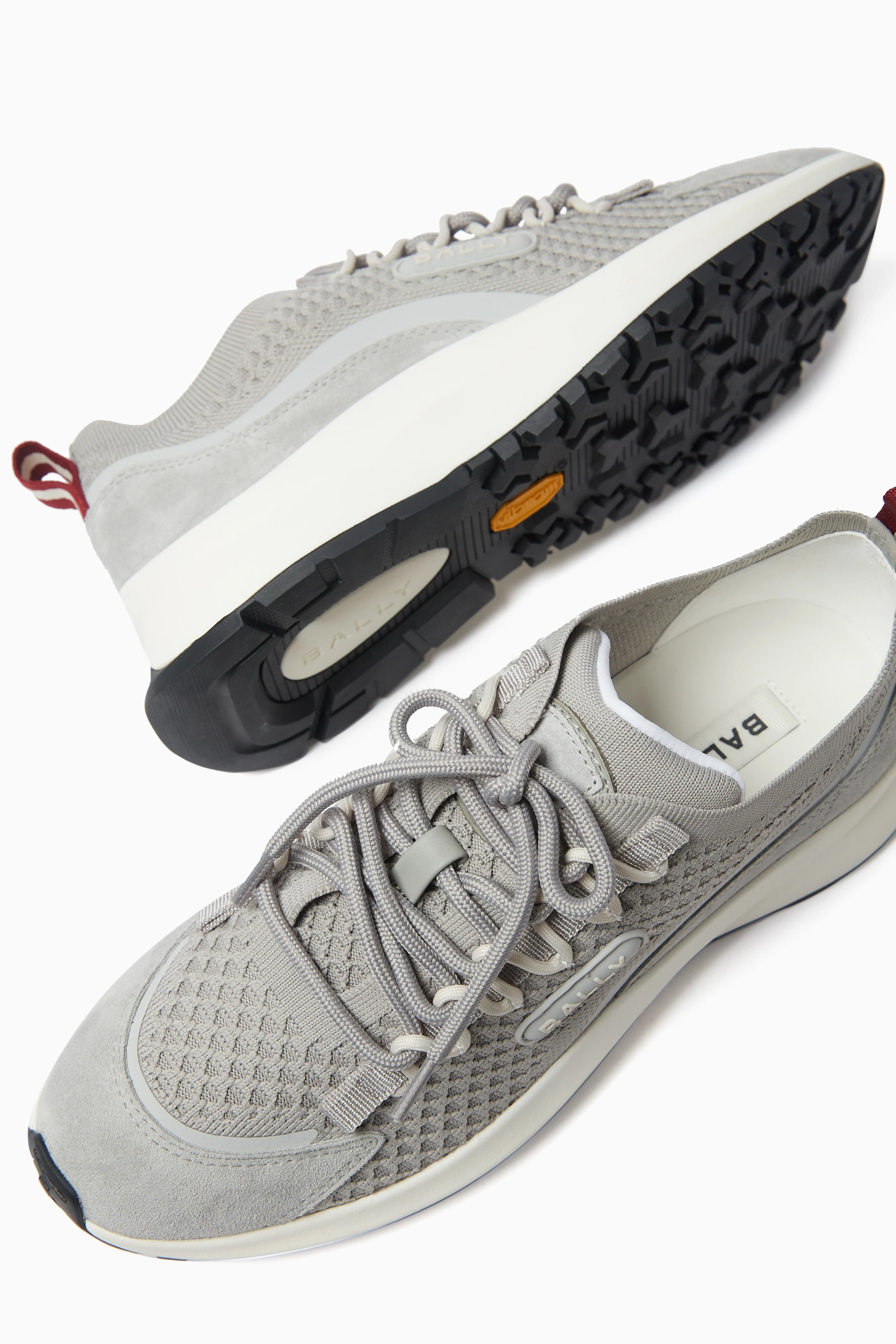 Grey bally sneakers clearance