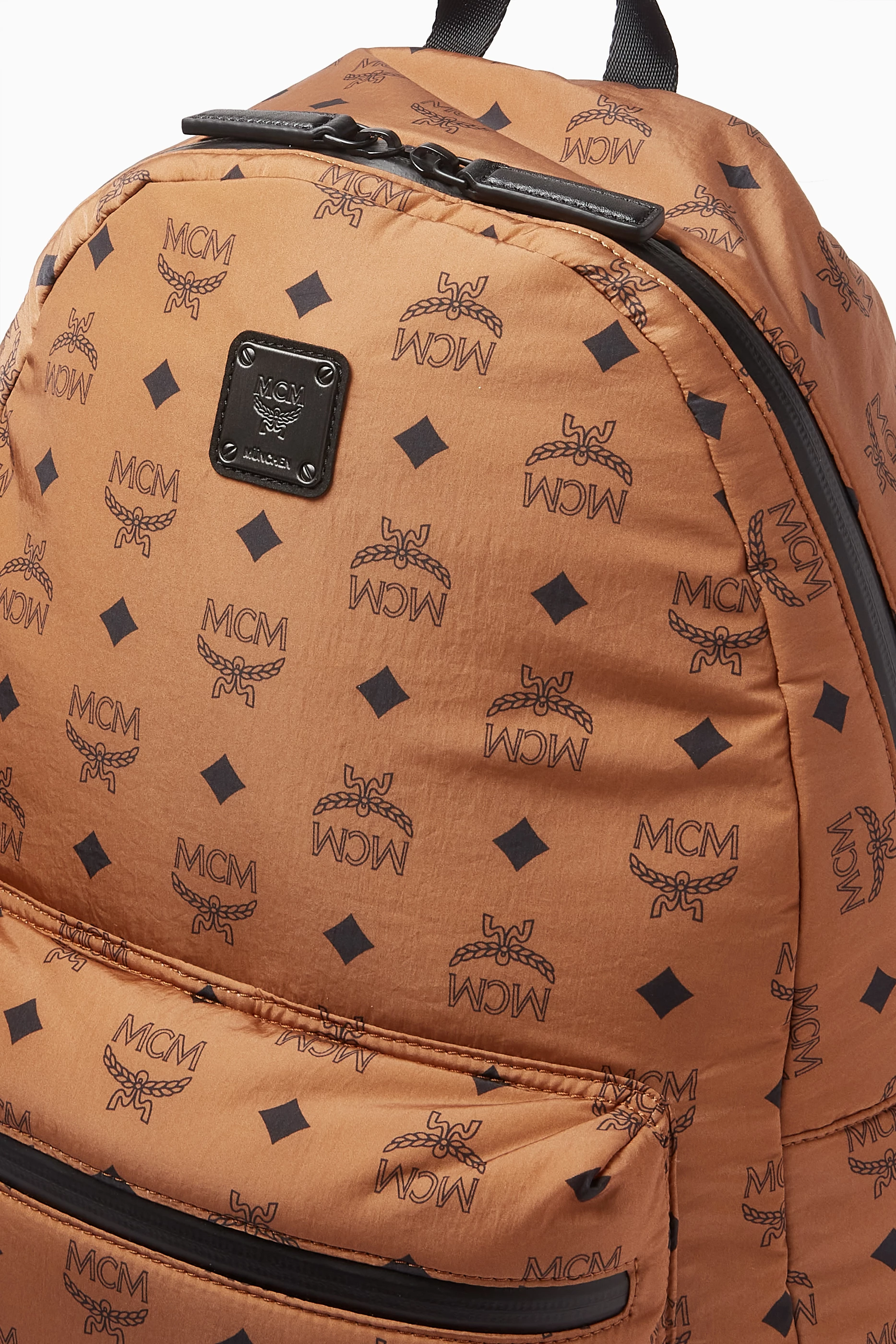 Buy MCM Brown Medium Stark Backpack in Nylon For Men Online Ounass UAE
