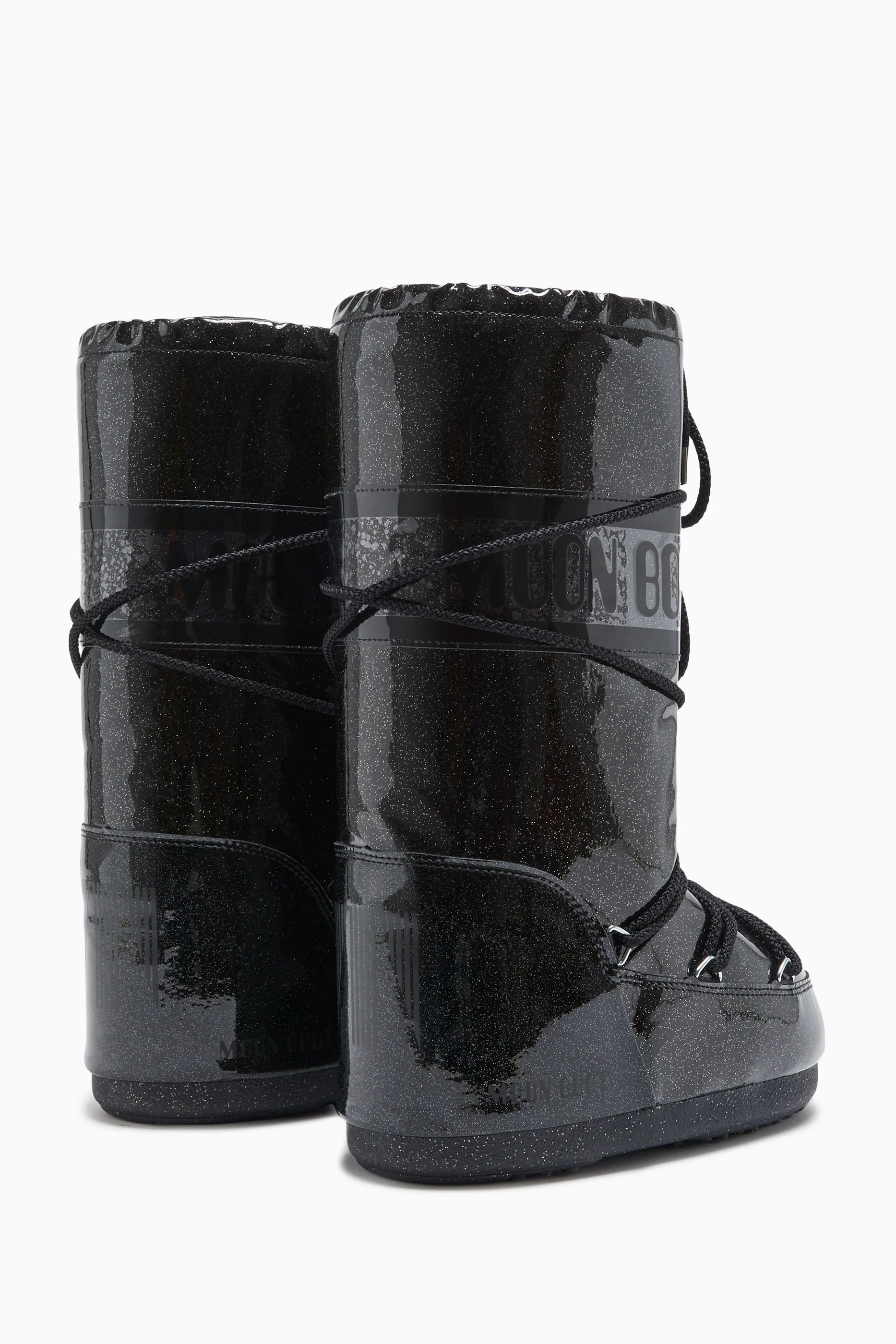 Buy Moon Boot Black Icon Glitter Knee Boots For Women Online Ounass UAE