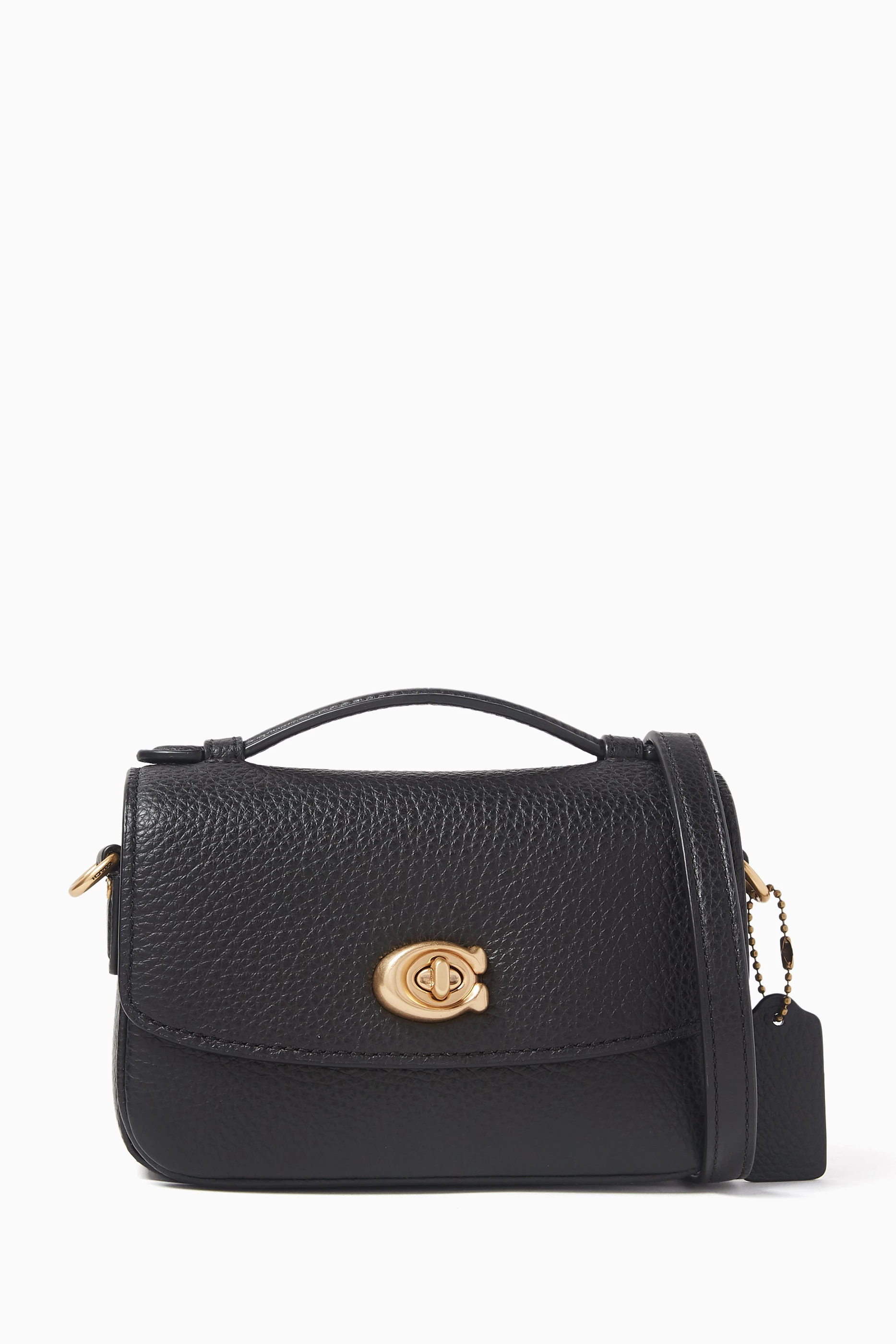 Buy Coach Black Cassie 17 Crossbody Bag in Pebbled Leather For Women Online Ounass UAE