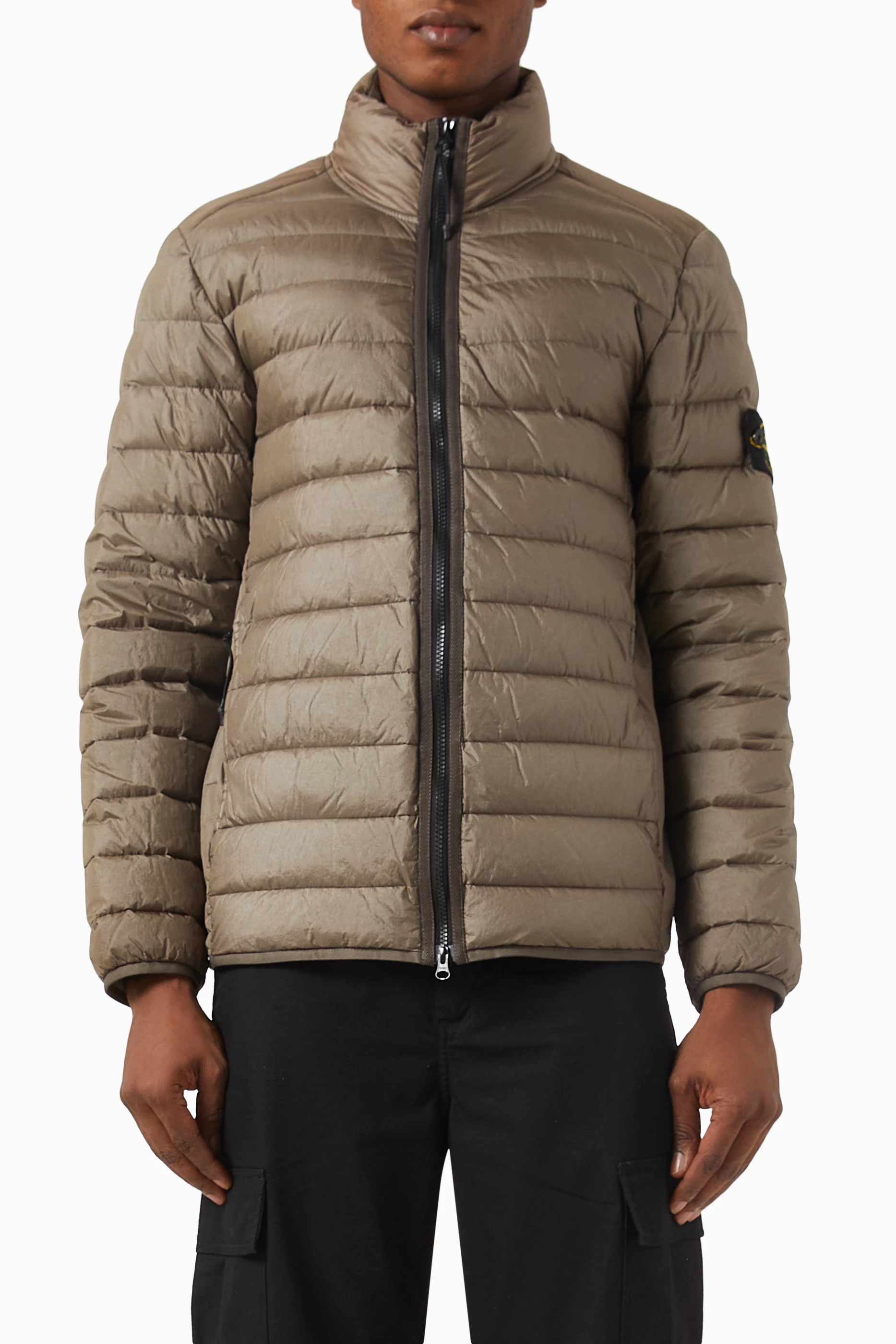 Stone island down jacket mens top