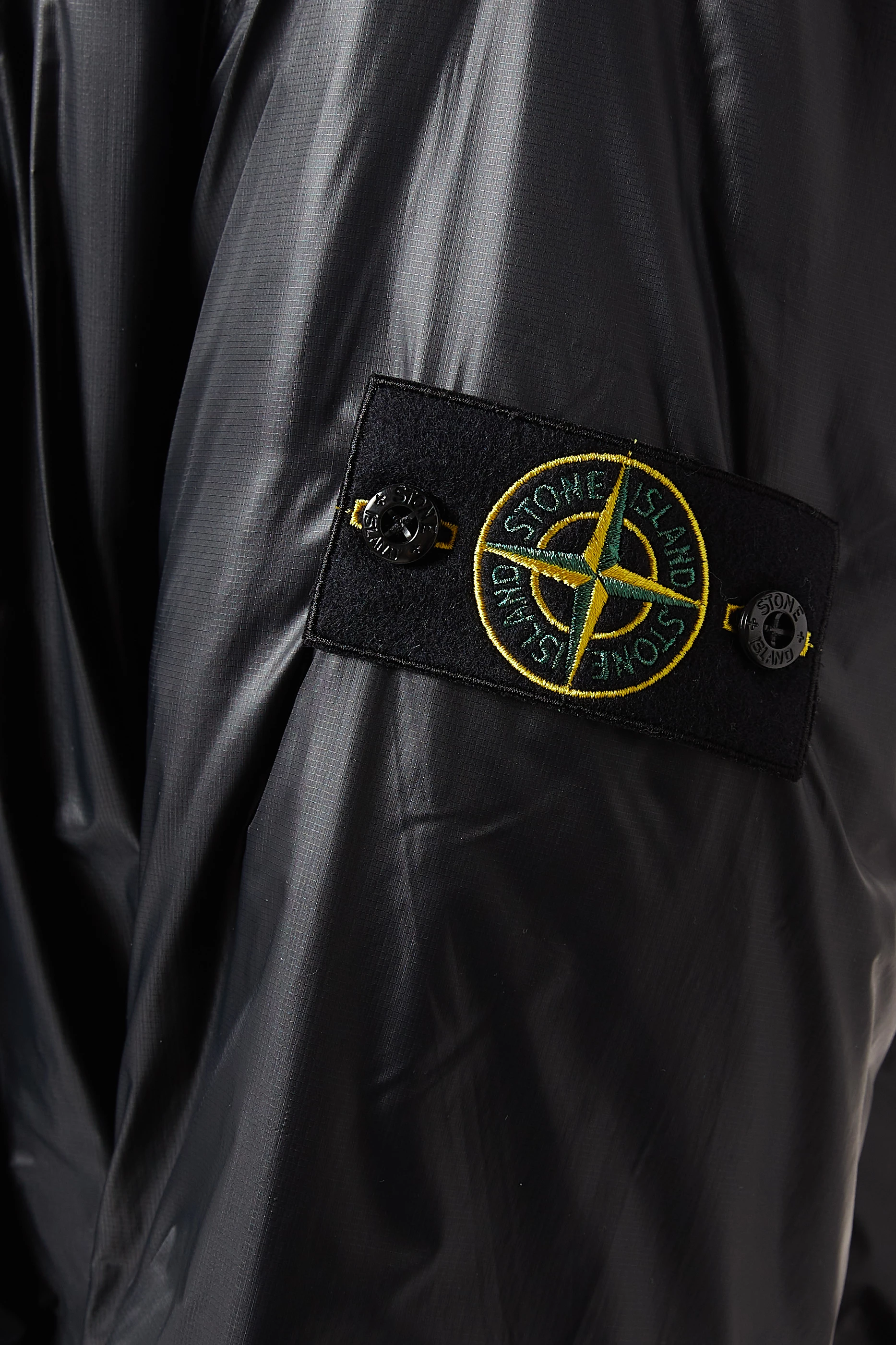 Stone island jacket black badge outlet