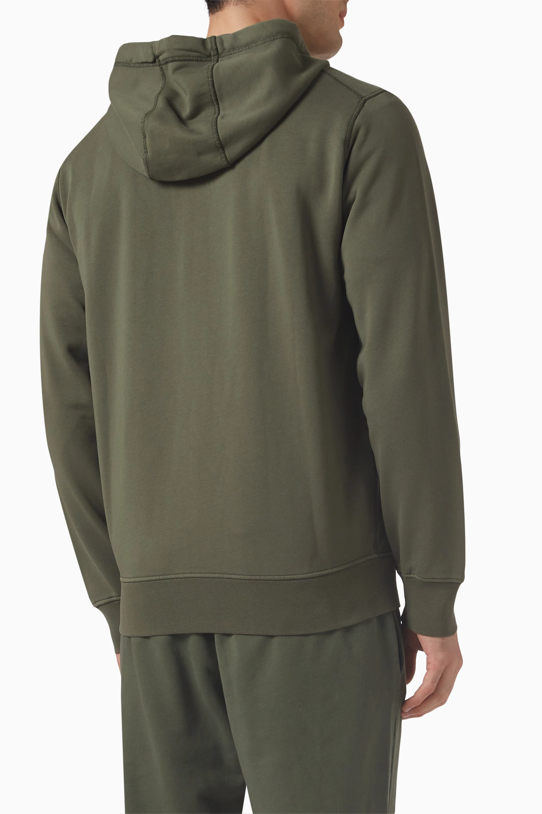 Stone island grey hooded sweatshirt best sale