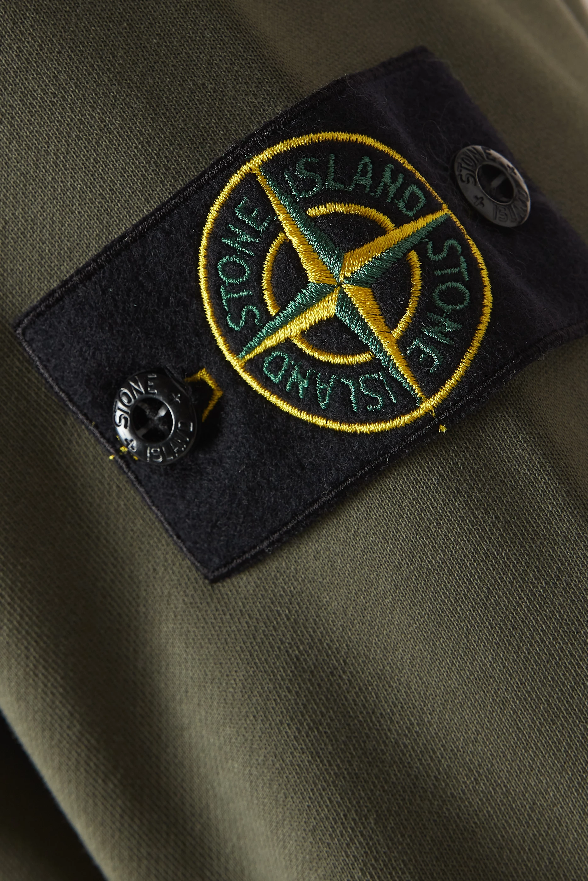 Buy Stone Island Grey Zip Hooded Sweatshirt in Cotton For Men Online Ounass UAE
