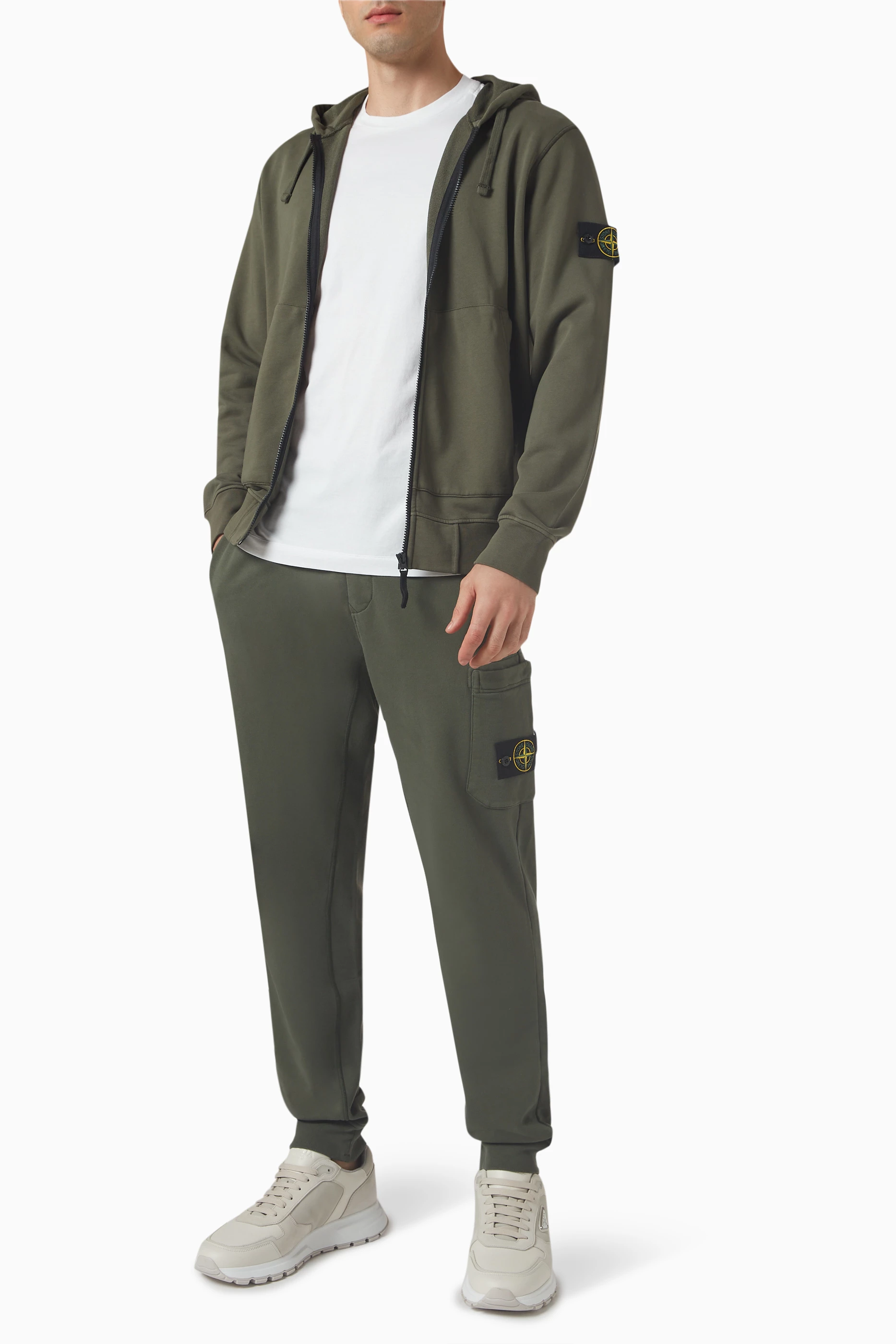 Stone island hooded sweatshirt grey shop