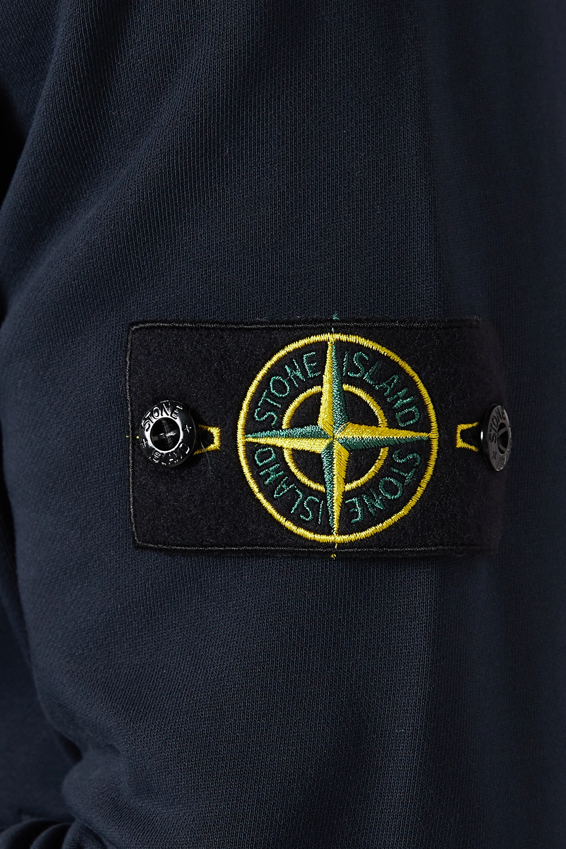 Stone island zip through hoodie discount