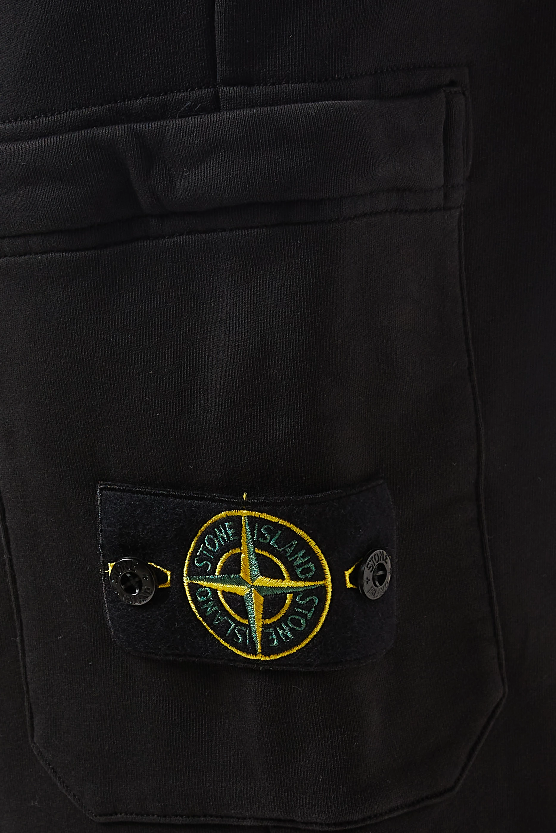 Stone island black sweatpants clearance