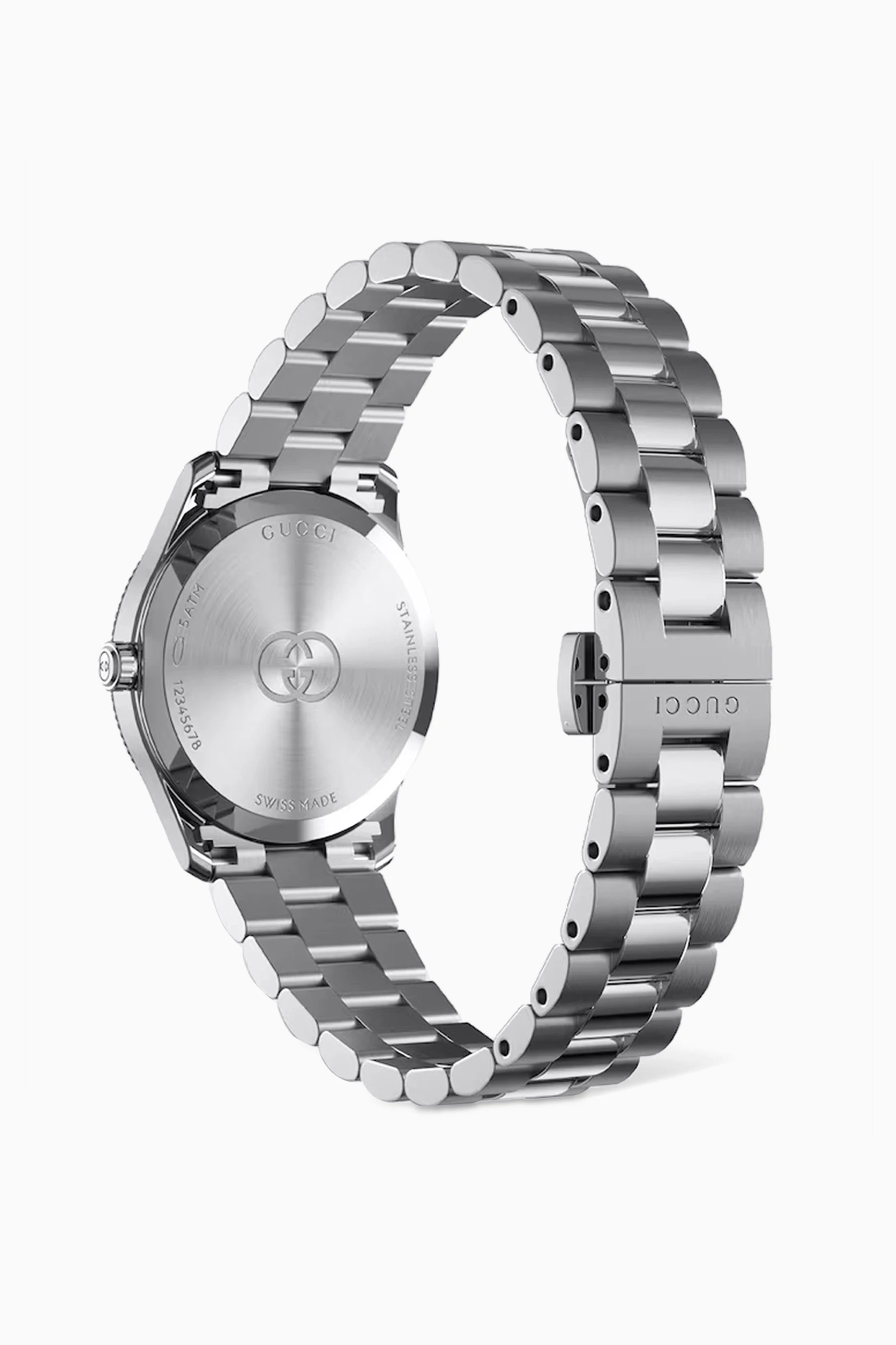 Buy Gucci Silver G Timeless Diamond Quartz Watch 29mm For Women Online Ounass UAE