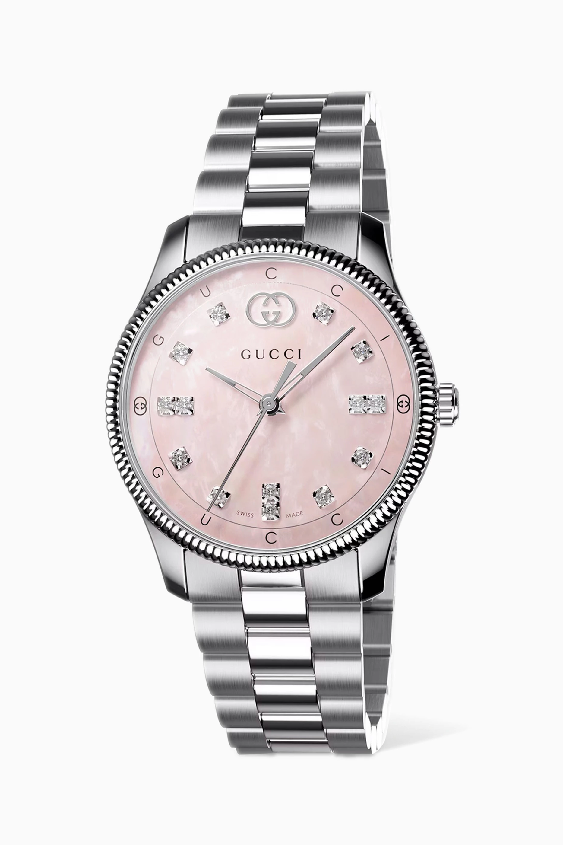 Gucci timeless diamond watch top