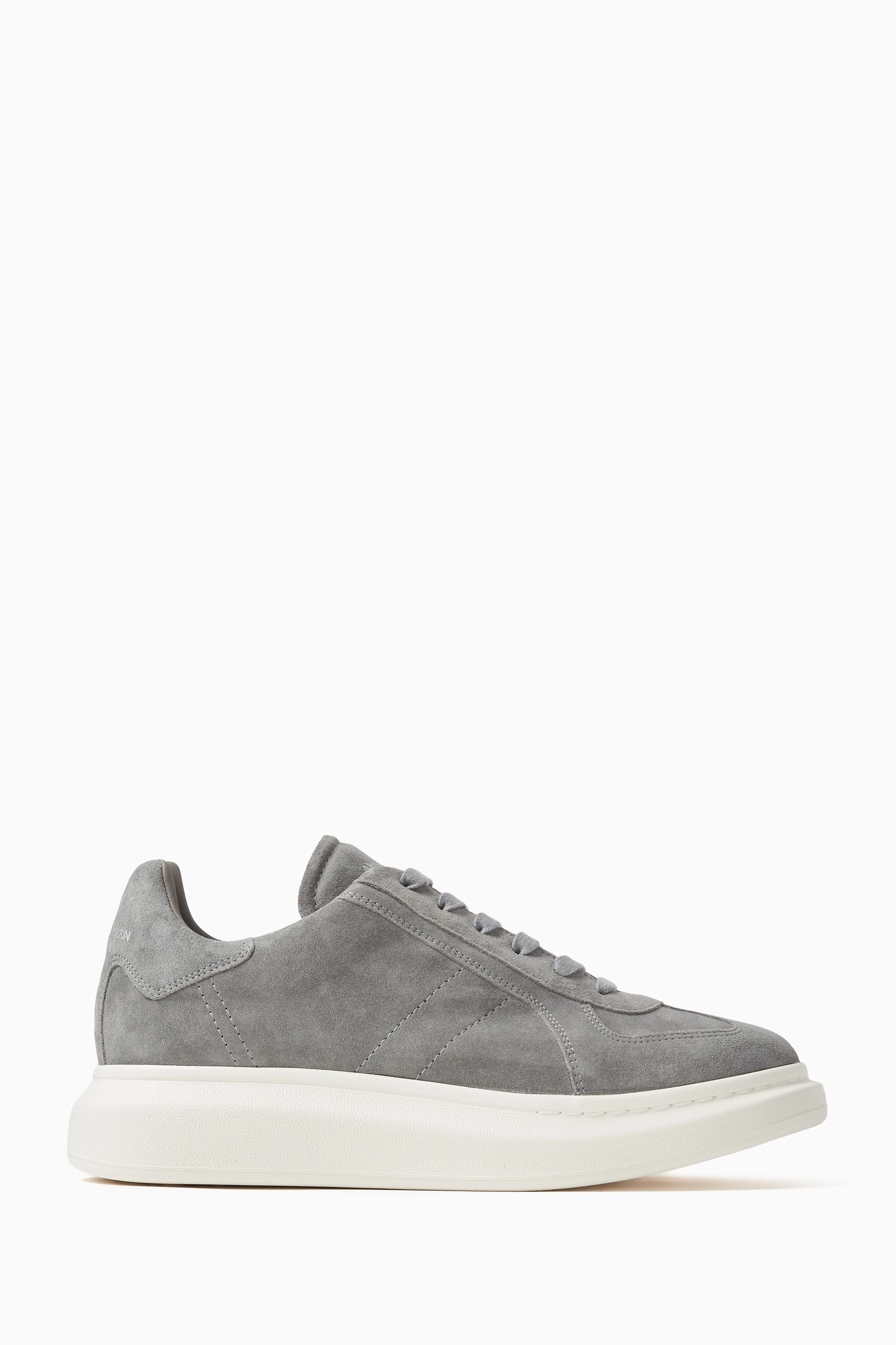 Alexander mcqueen grey suede clearance