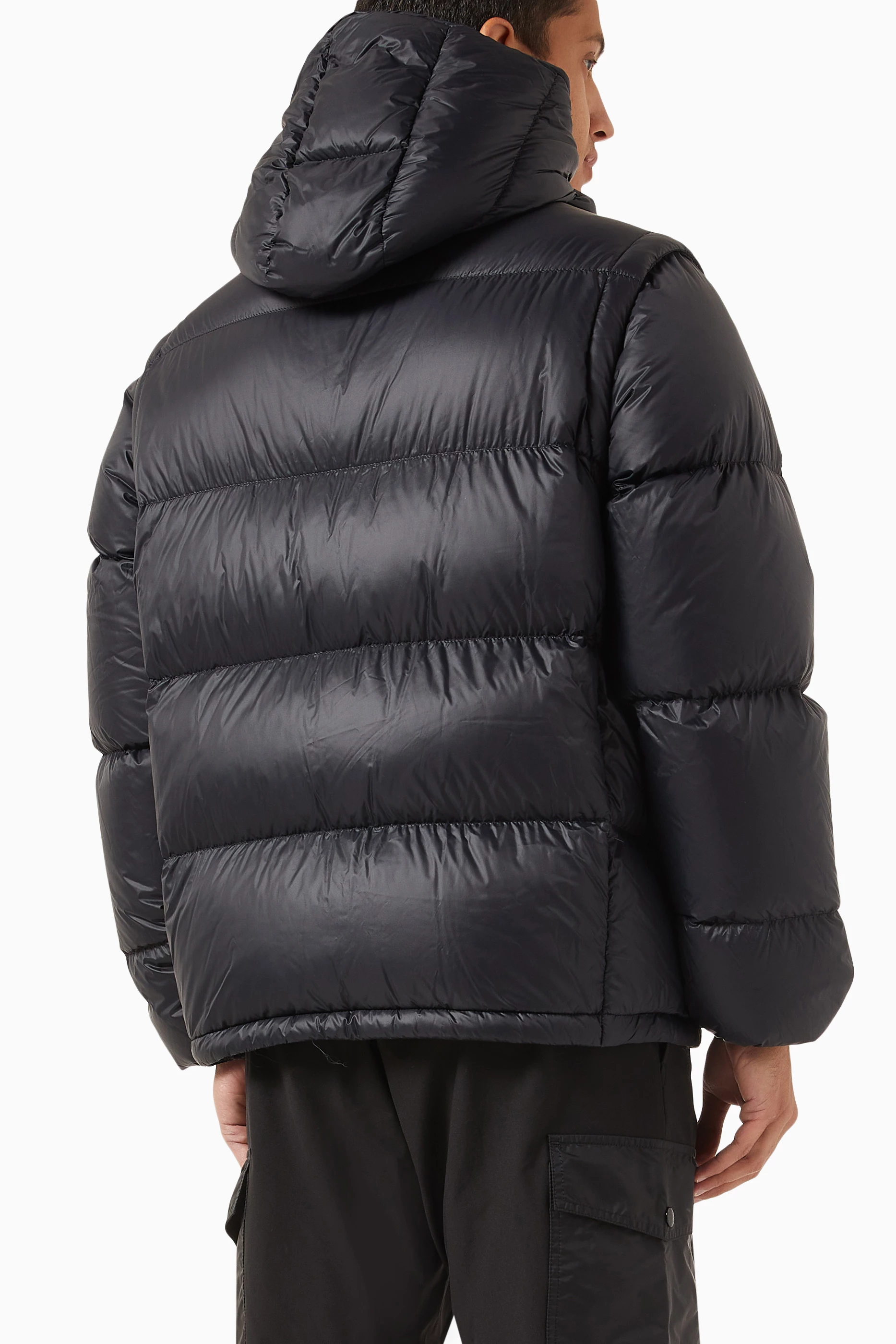 Buy Moncler Black 2 in 1 Cyclone Down Jacket For Men Online Ounass UAE