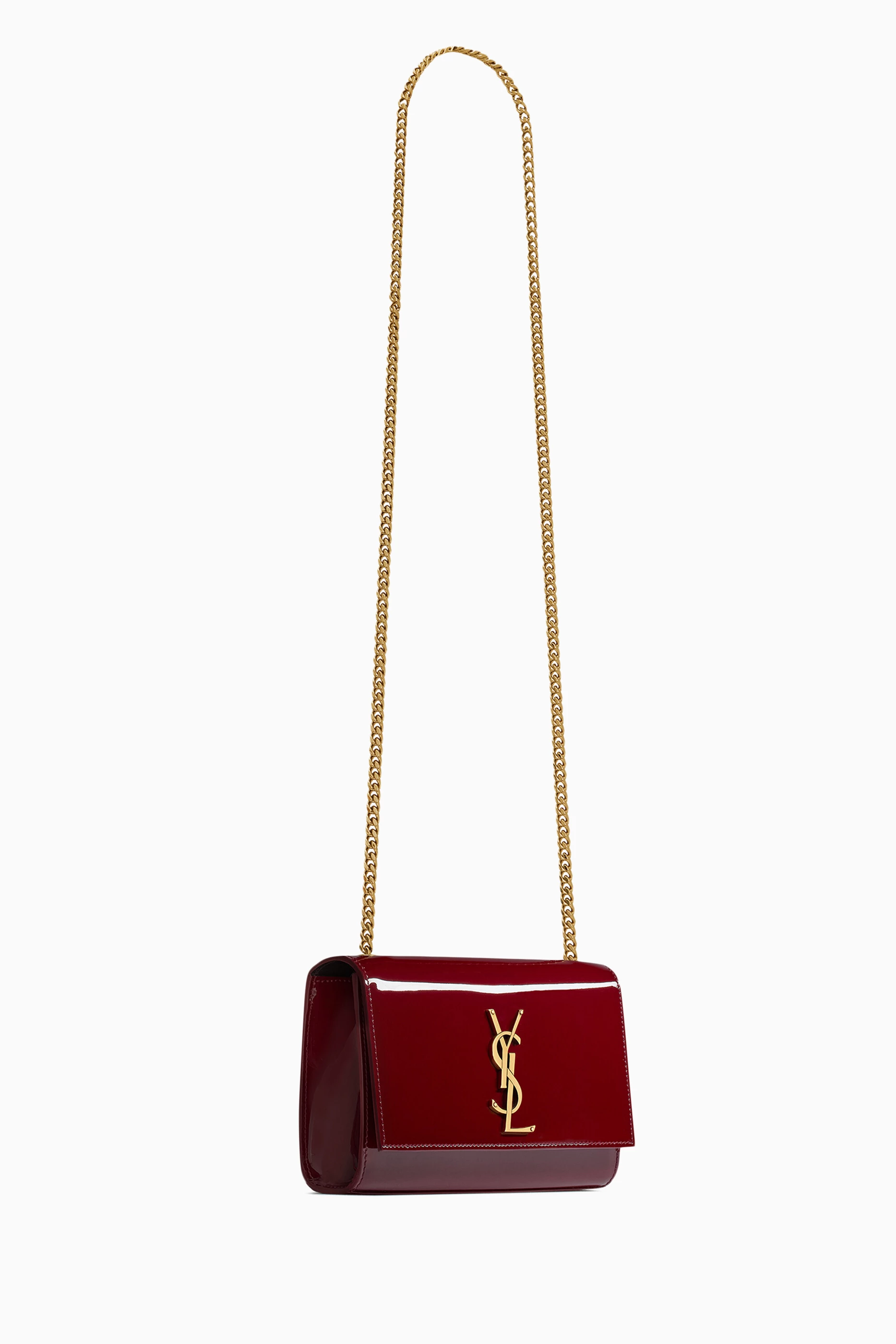 Ysl red patent bag top