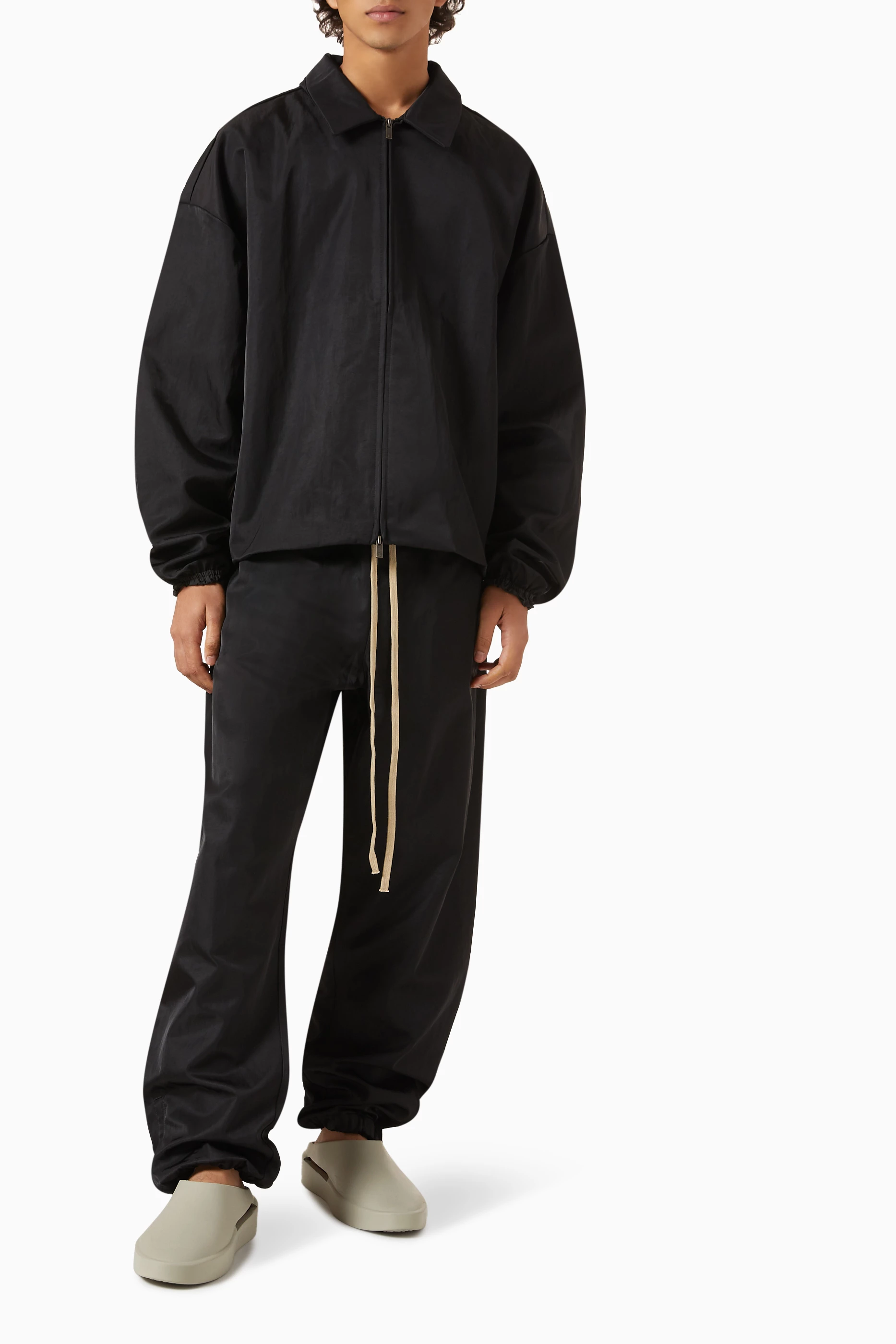 ESSENTIALS STATE NYLON TRUCKER JACKET ESSENTIALS STATE NYLON