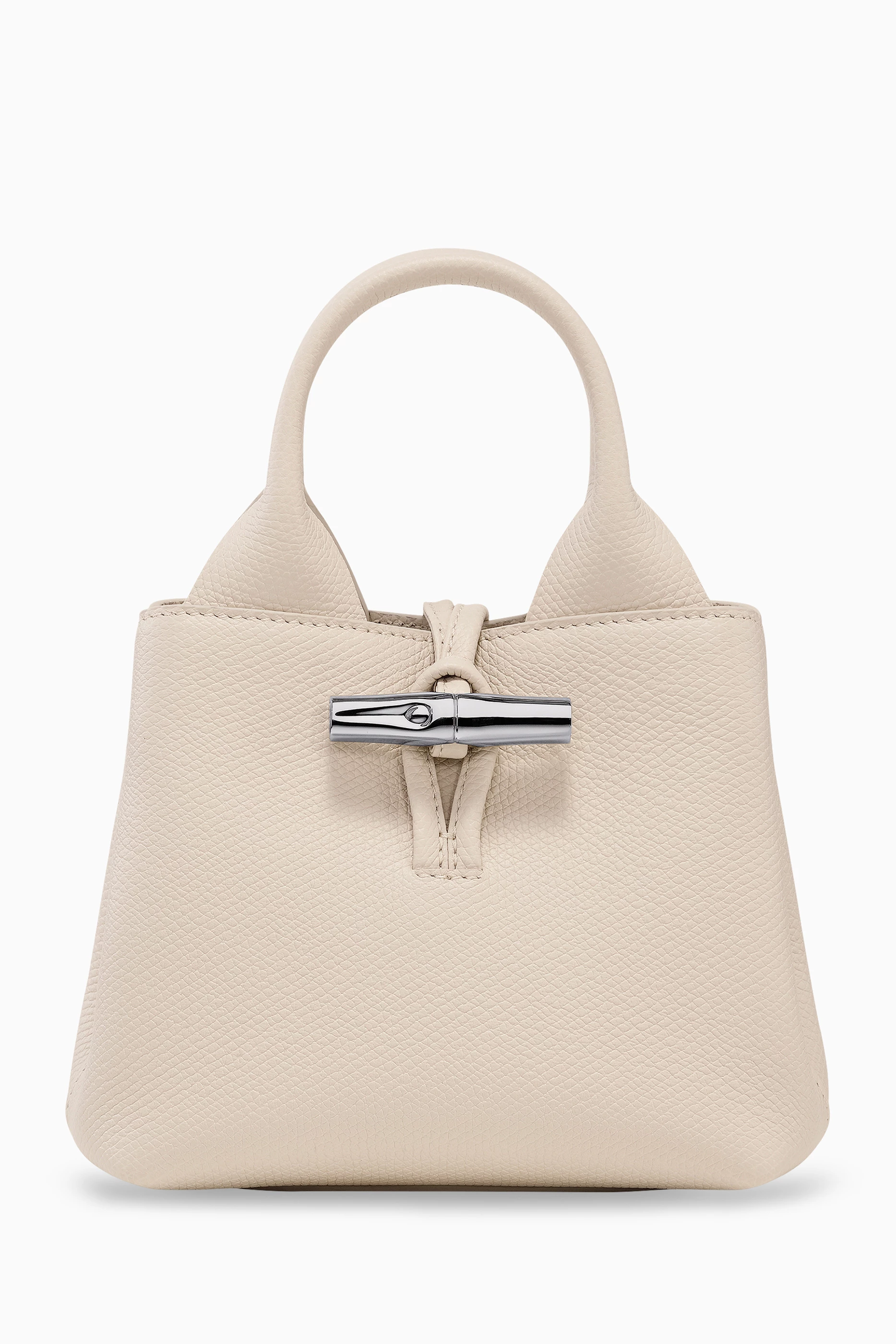 Buy Longchamp Neutral XS Le Roseau Tote Bag in Leather For Women Online Ounass UAE