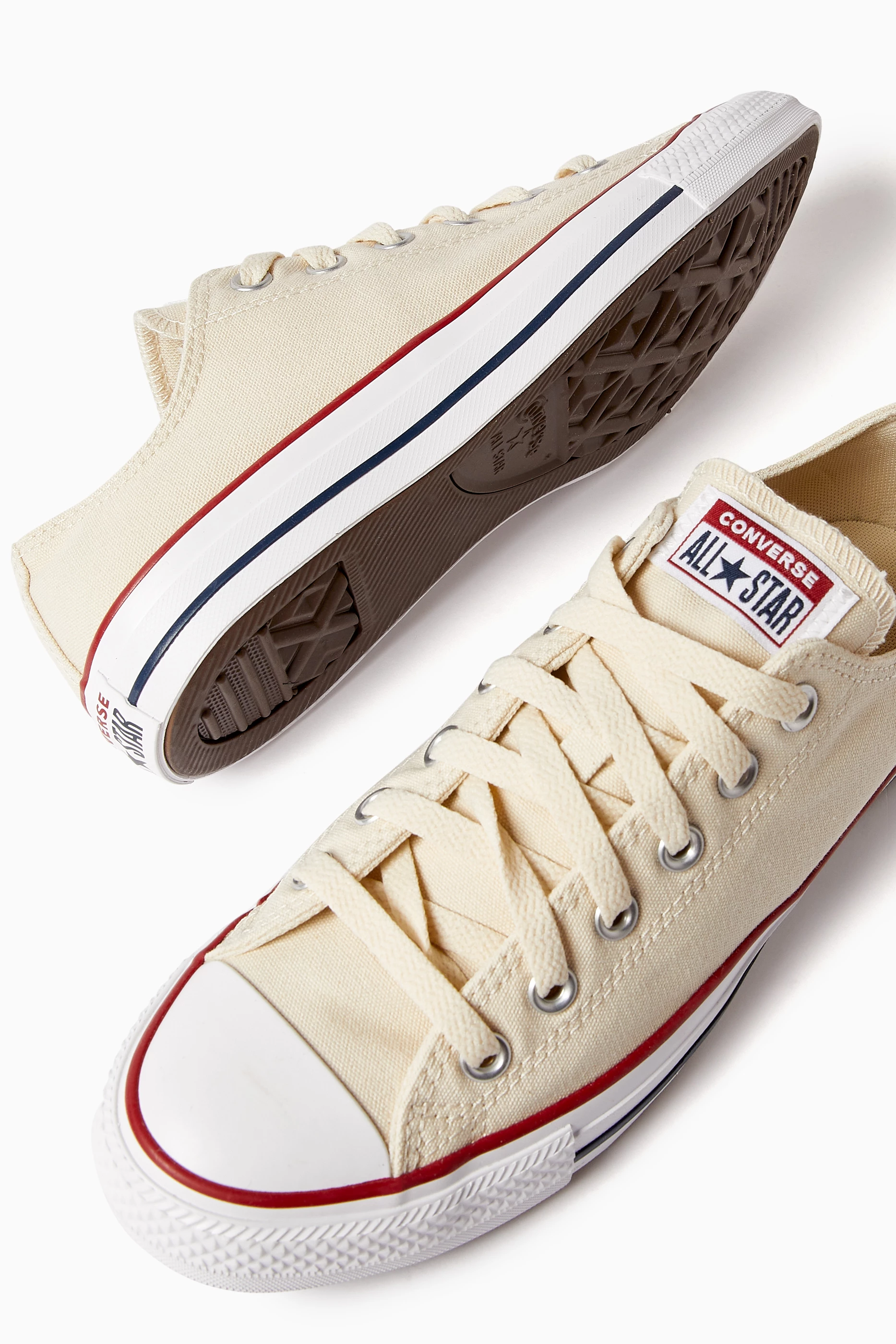 Buy Converse Neutral Unisex Chuck Taylor All Star Low top Sneakers in Canvas For Women Online Ounass UAE