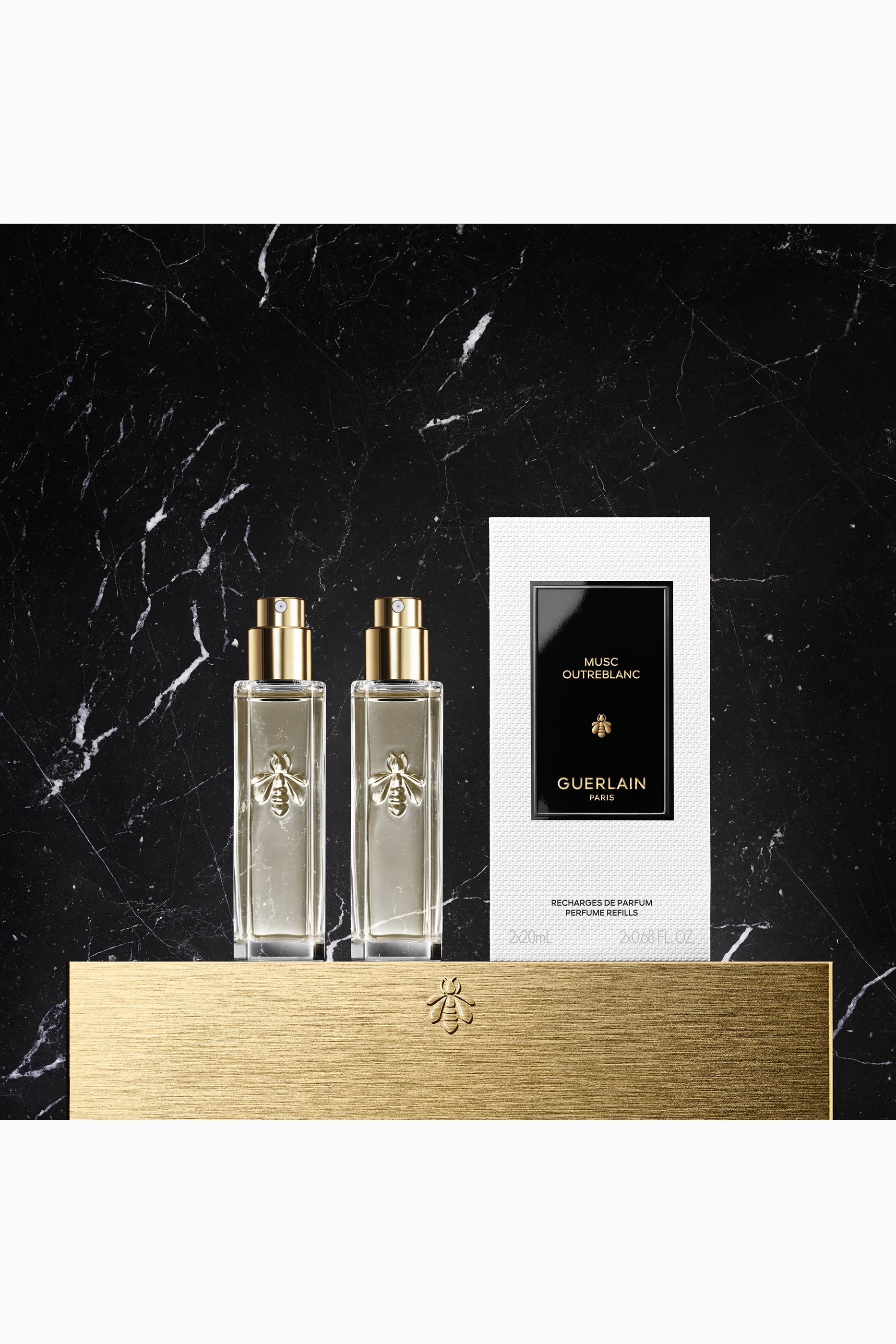 GUERLAIN RECHARGES DE PARFUM 20ml×2 Buy Guerlain Musc Outreblanc Eau de Parfum Refill, 20ml x 2 For