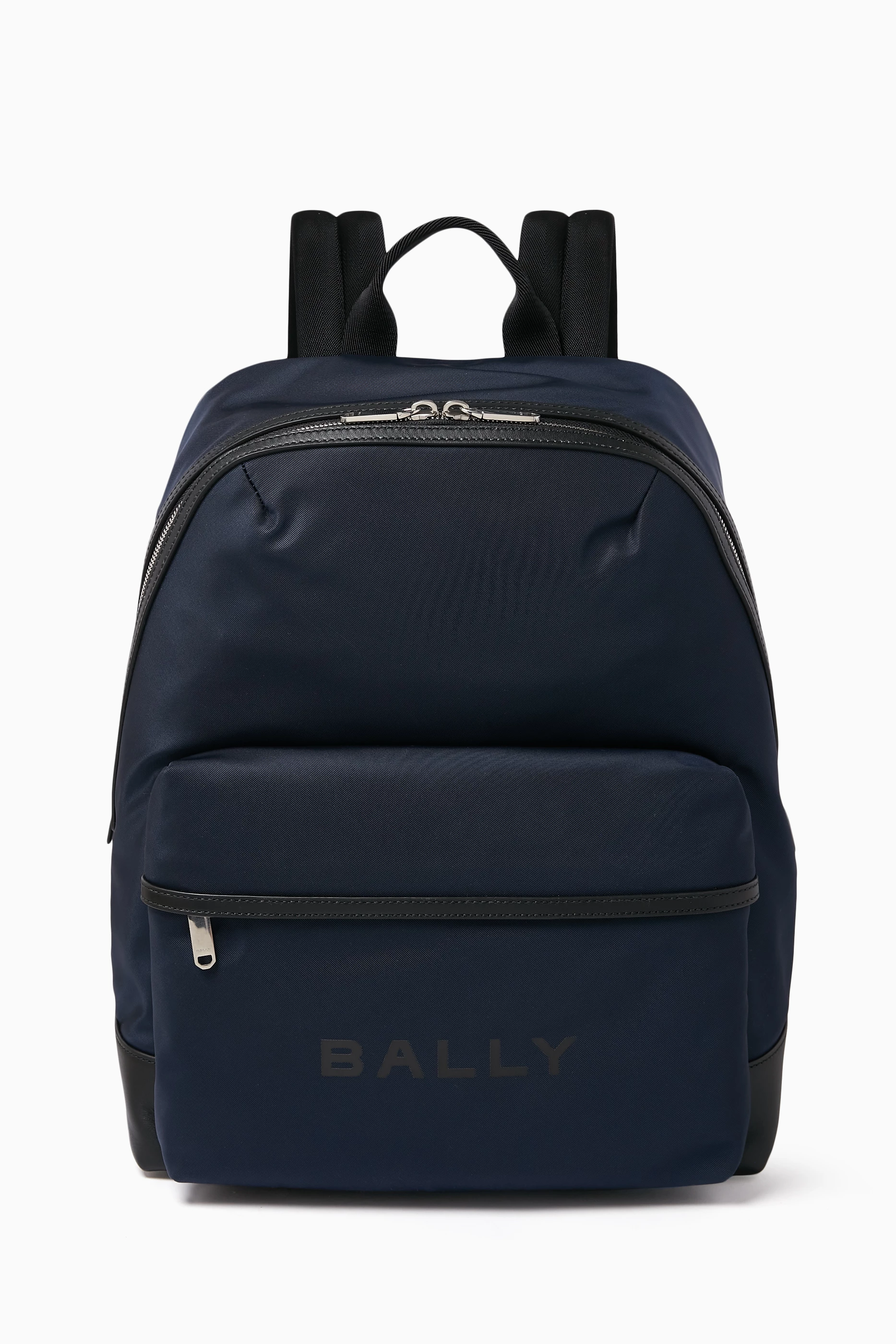 Buy Bally Blue Treck Logo Backpack in Canvas For Men Online Ounass UAE