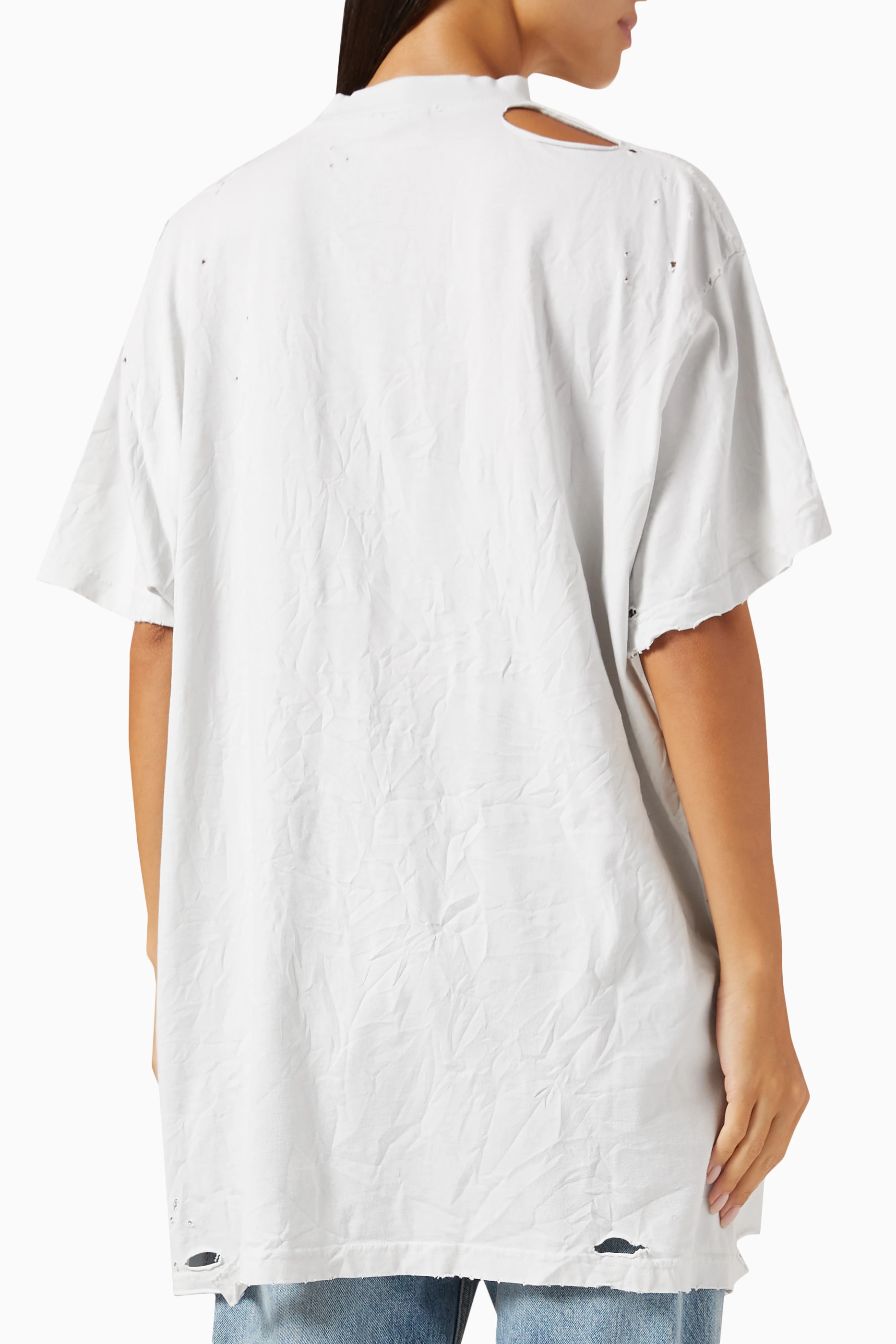 BALENCIAGA HOW ARE YOU FEELING TODAY Tシャツ 半袖 コットン Balenciaga How Are You Feeling Today Oversized T-Shirt