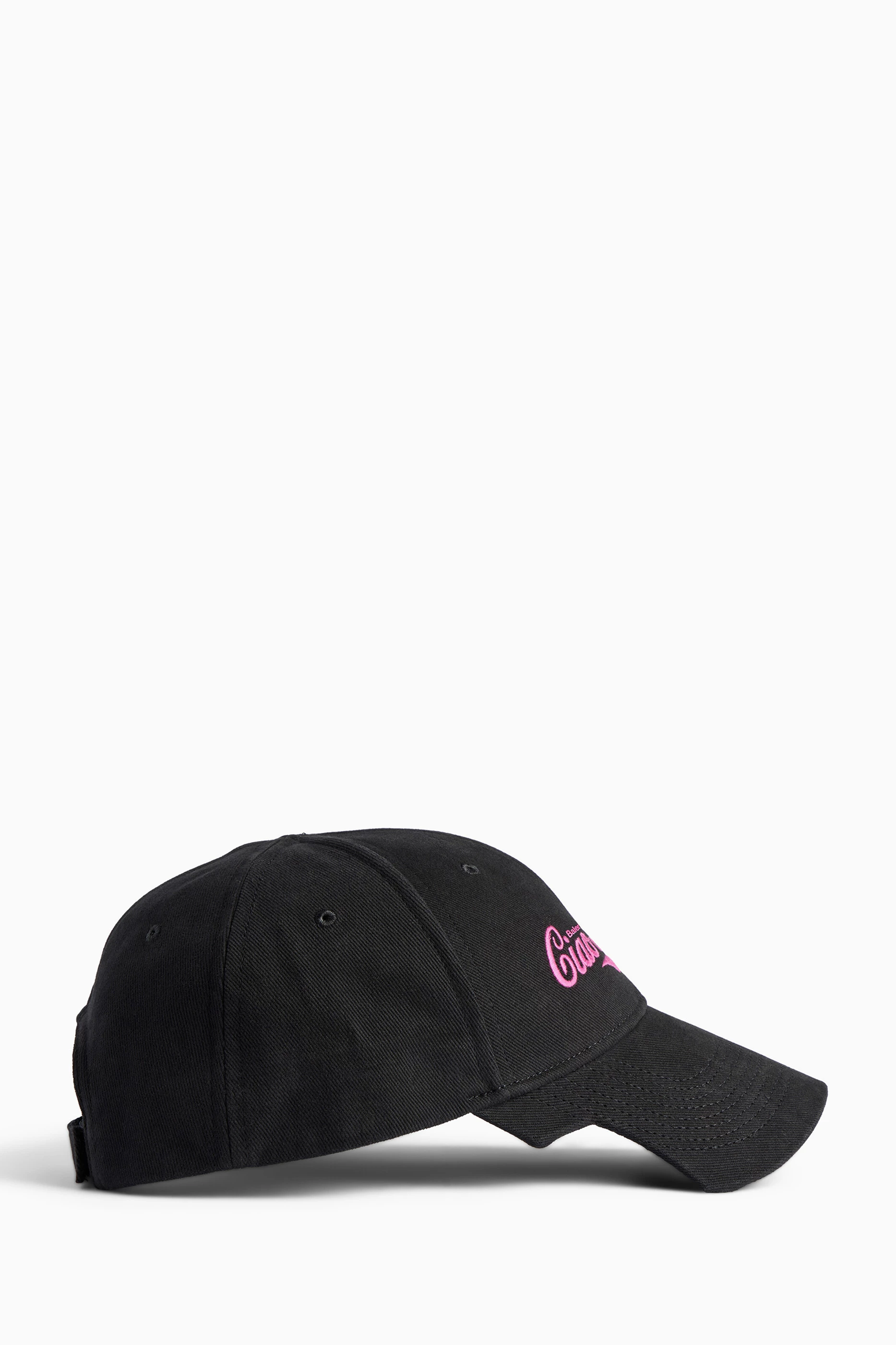 Buy Balenciaga Black Ciao Bello Cap in Cotton-drill For
