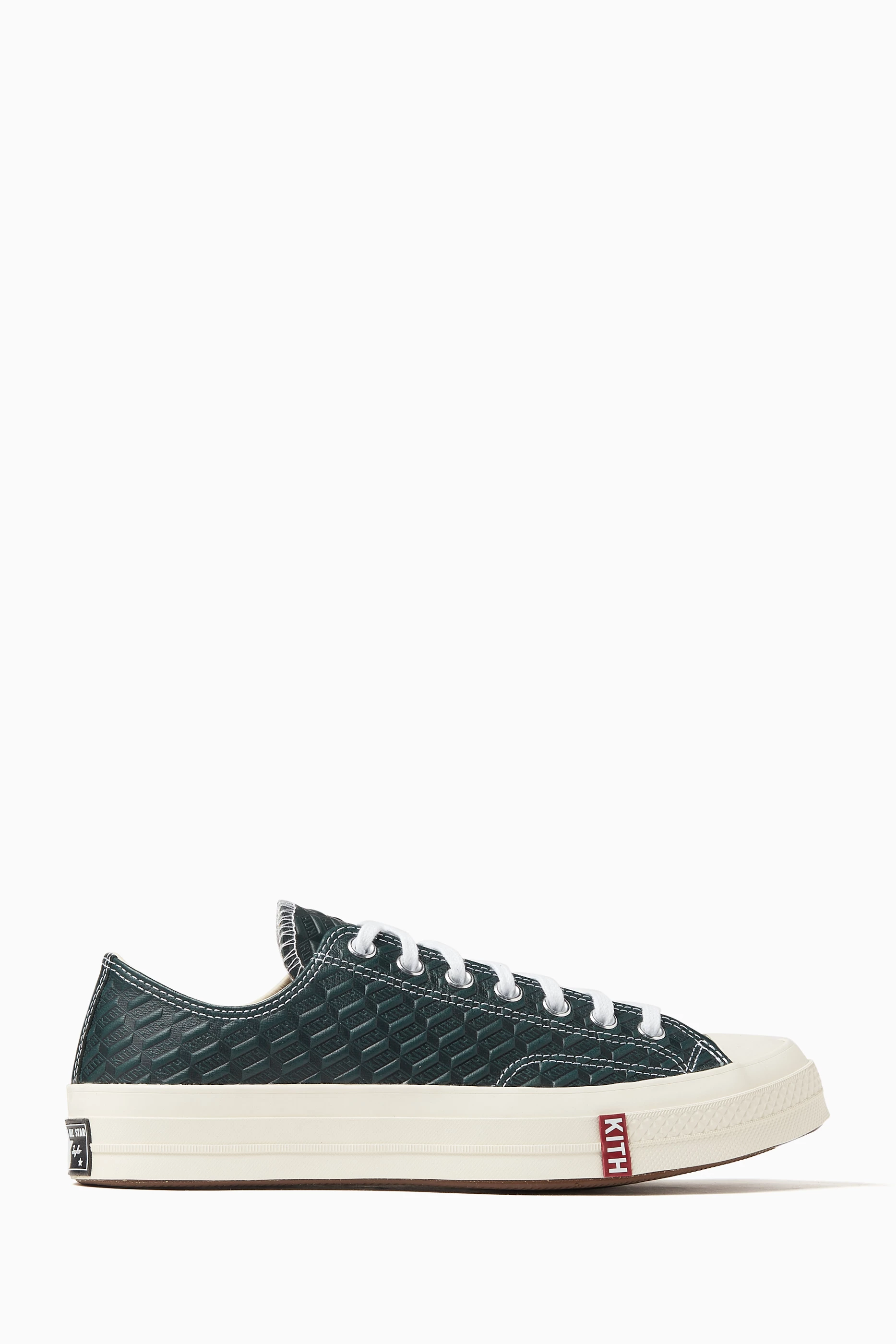 Buy Kith Green x Converse Chuck Taylor All Star 1970 Ox Sneakers in Leather For Men Online Ounass UAE