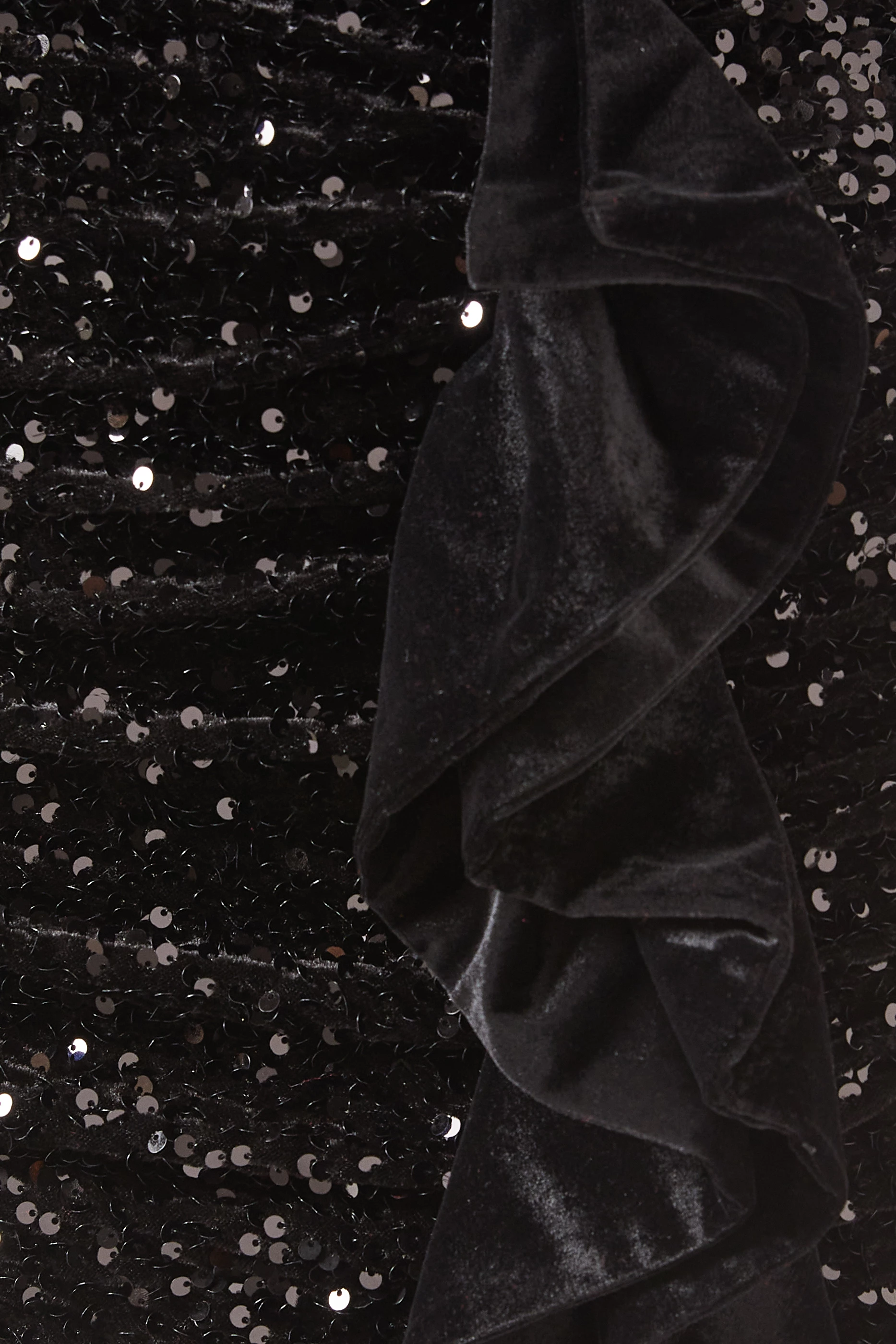 Embellished velvet dress best sale
