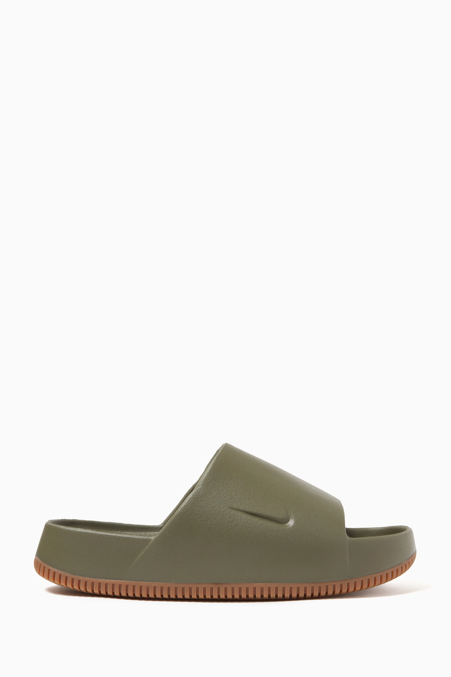Buy Nike Green Calm Slide Sandals in Foam For Men Online Ounass UAE