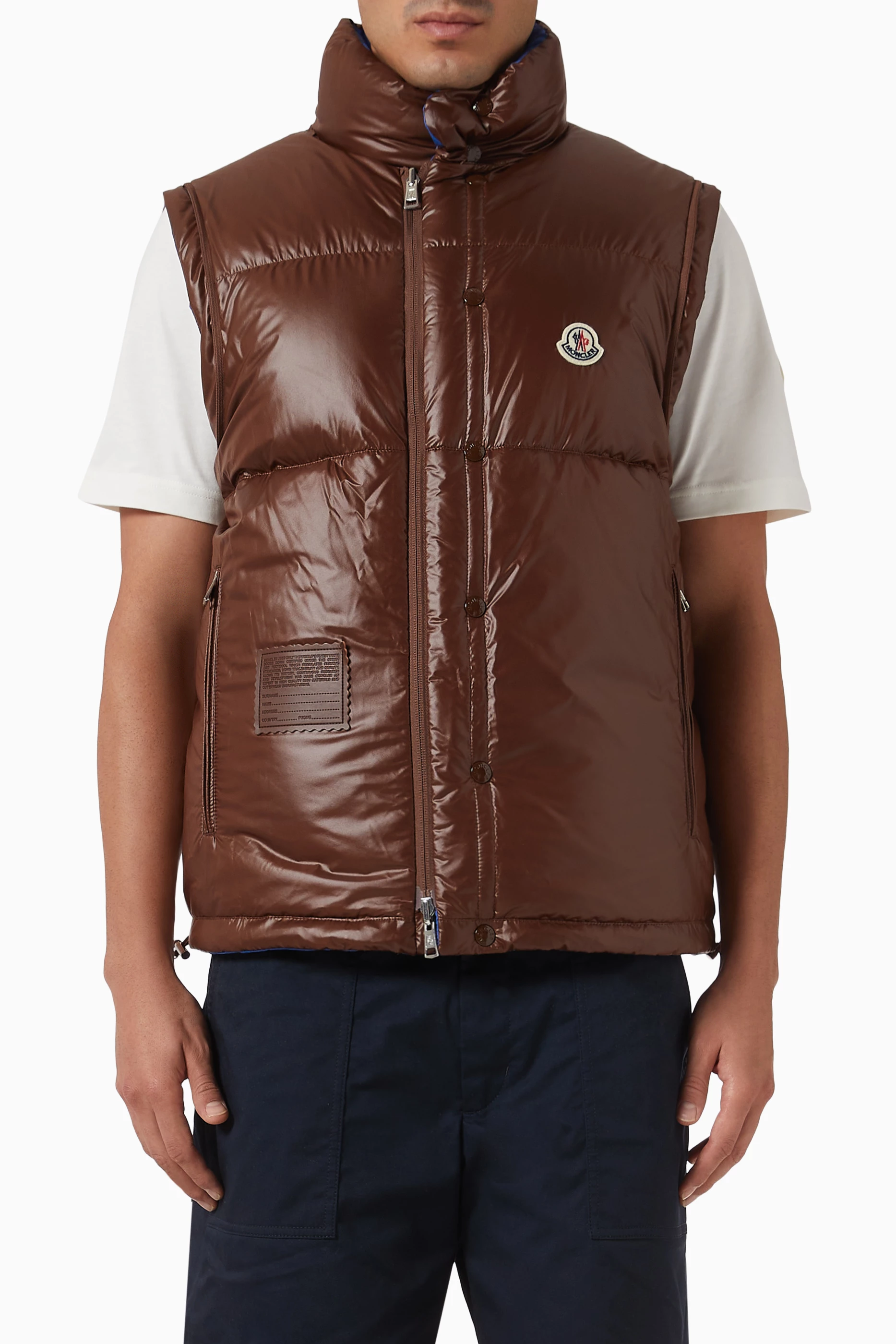 Buy Moncler Blue Verone Reversible Down Jacket For Men Online Ounass UAE