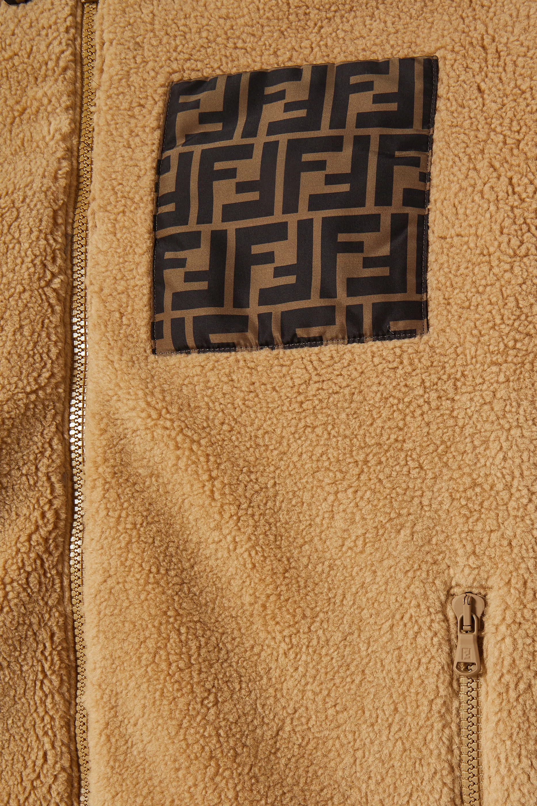 Fendi fleece jacket cheap