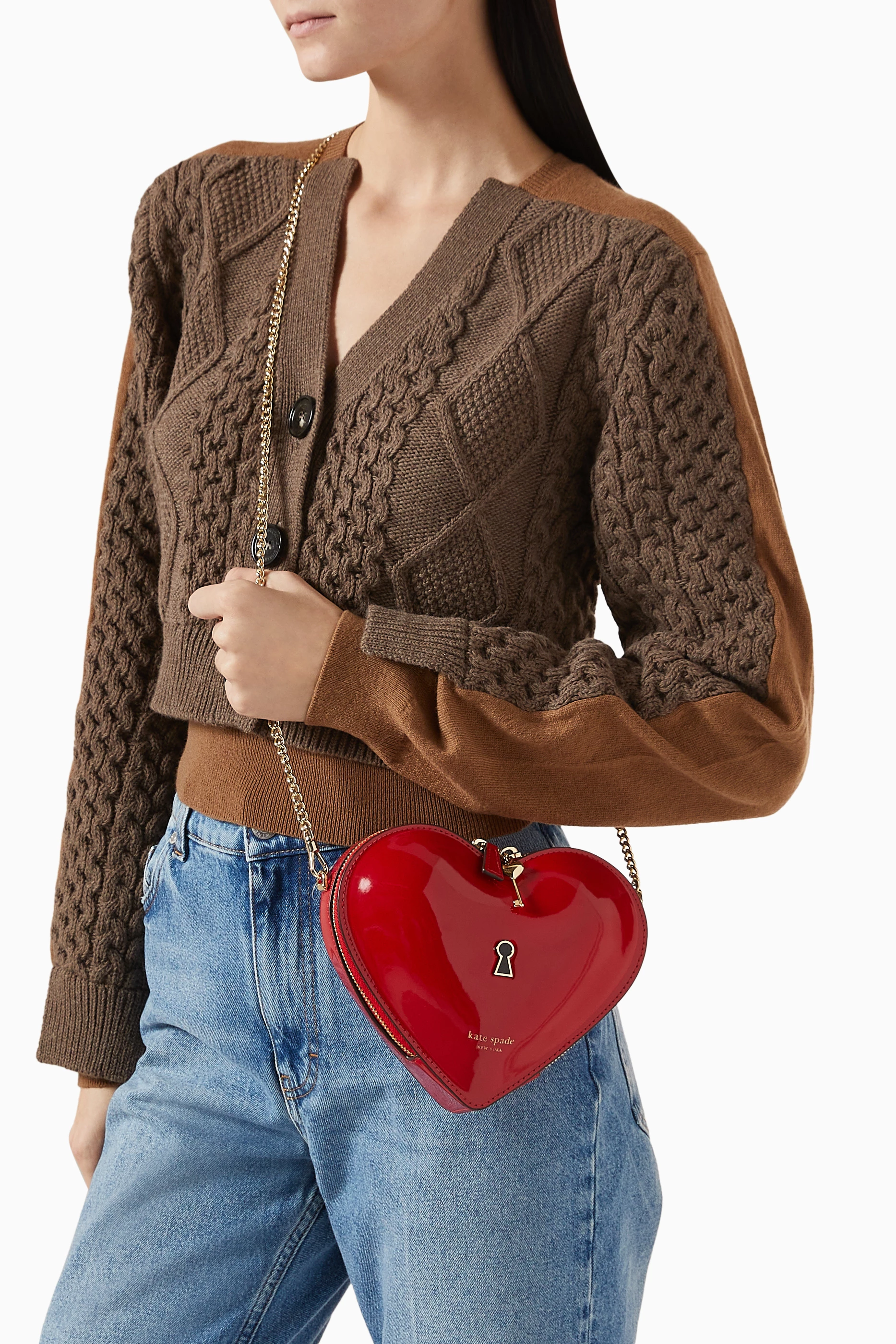 ショルダーバッグ・ポシェット Kate Spade Key To My Heart 3d Micro Crossbody KK593 Key To My Heart 3d Micro Crossbody | Kate Spade New York