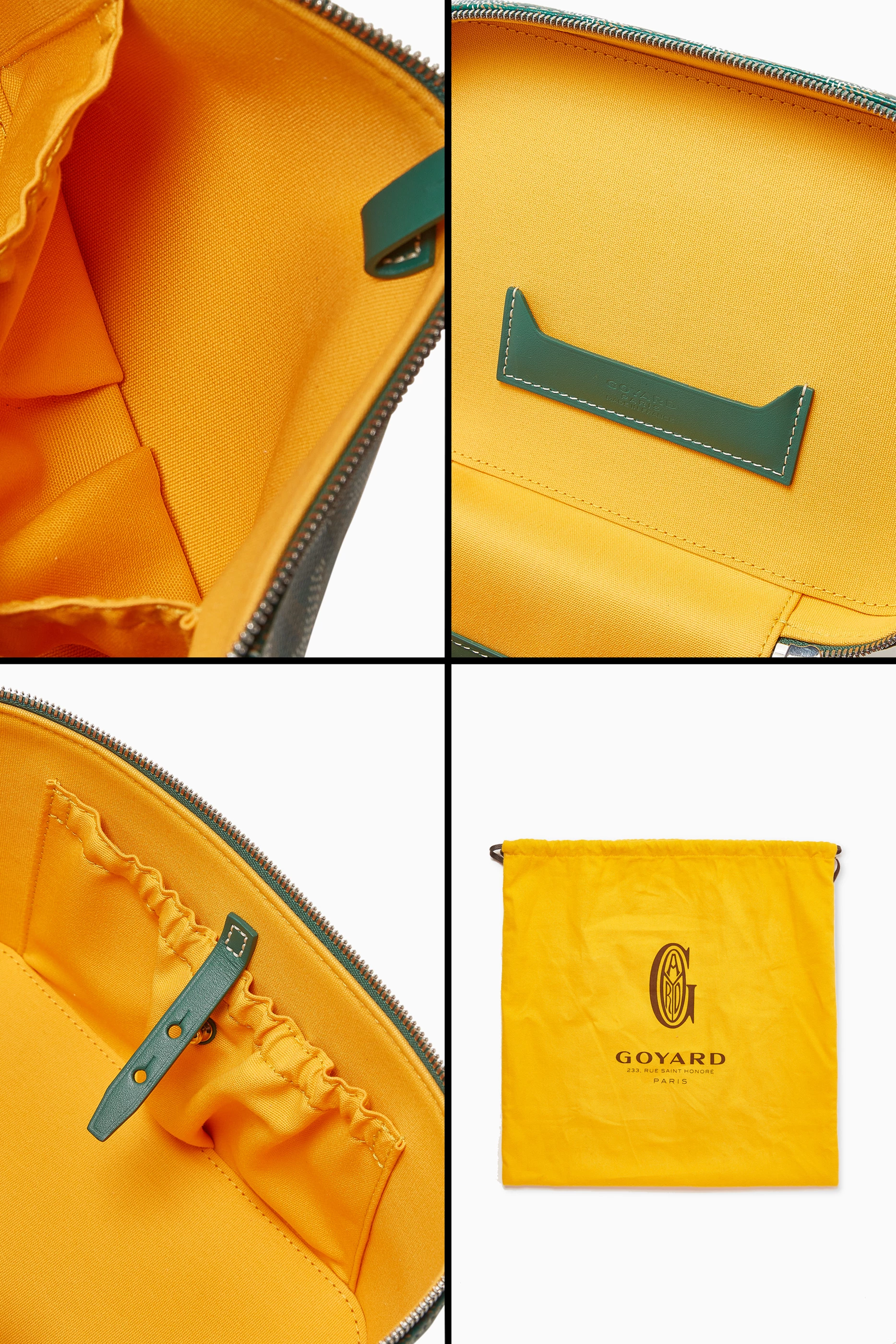 Buy Goyard Pre Loved Green Muse Vanity Bag in Goyardine Canvas For Women Online Ounass UAE