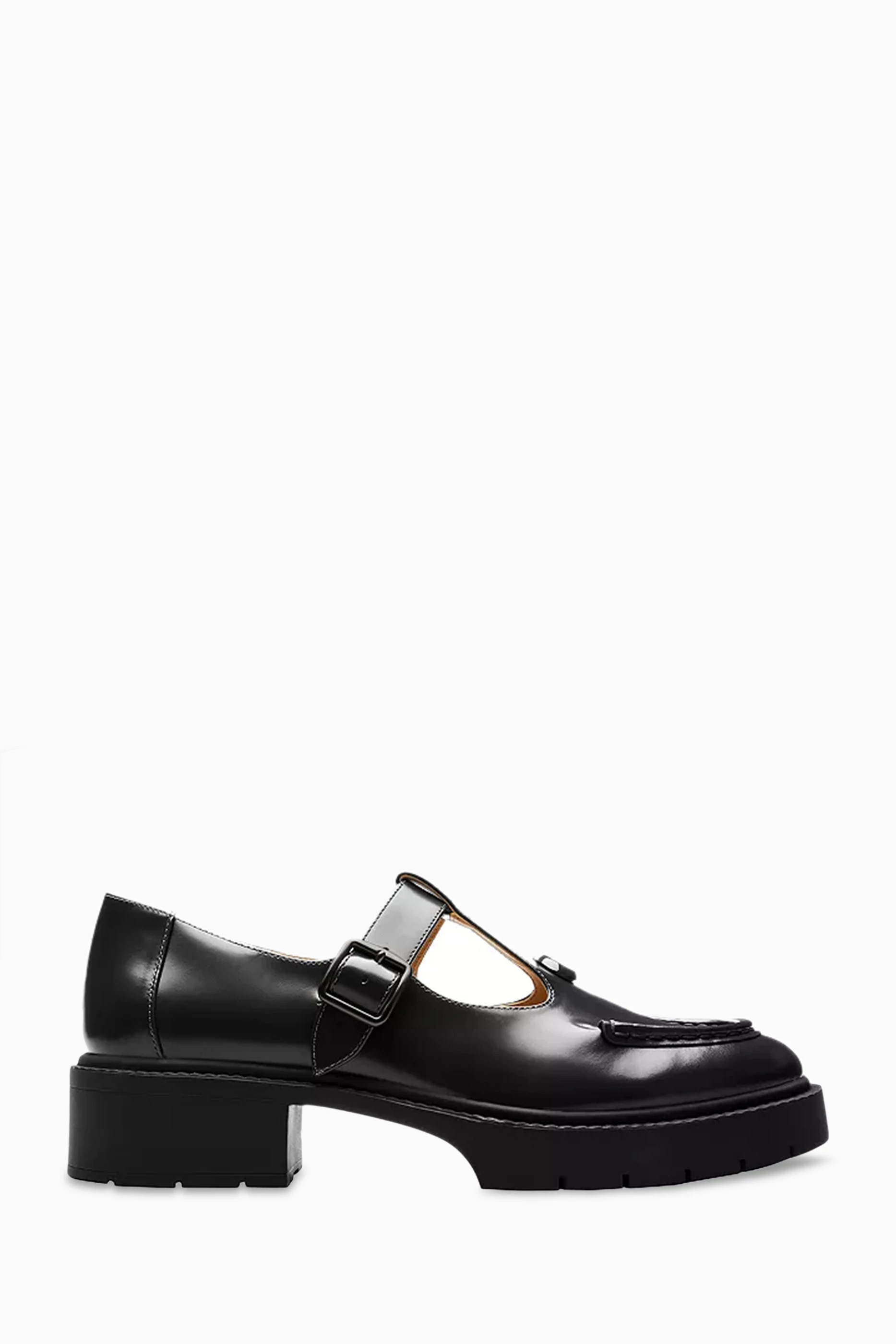 【送料&関税込】Coach Black Leather Liv Mary Jane Monk Strap Coach Black Leather Liv Mary Jane Monk Strap Shoes | italist