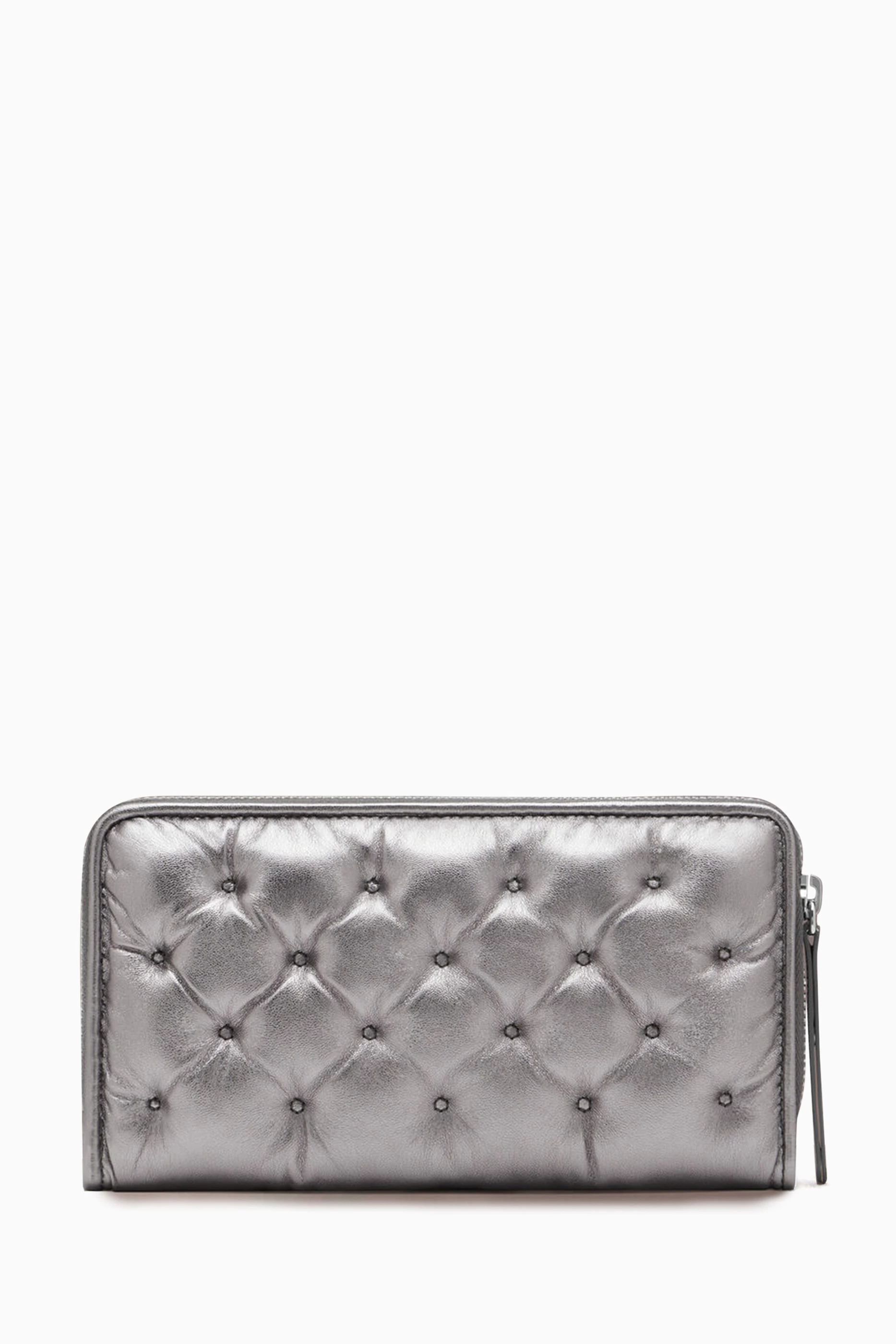 Buy Maison Margiela Metallic Glam Slam Embroidered Wallet in