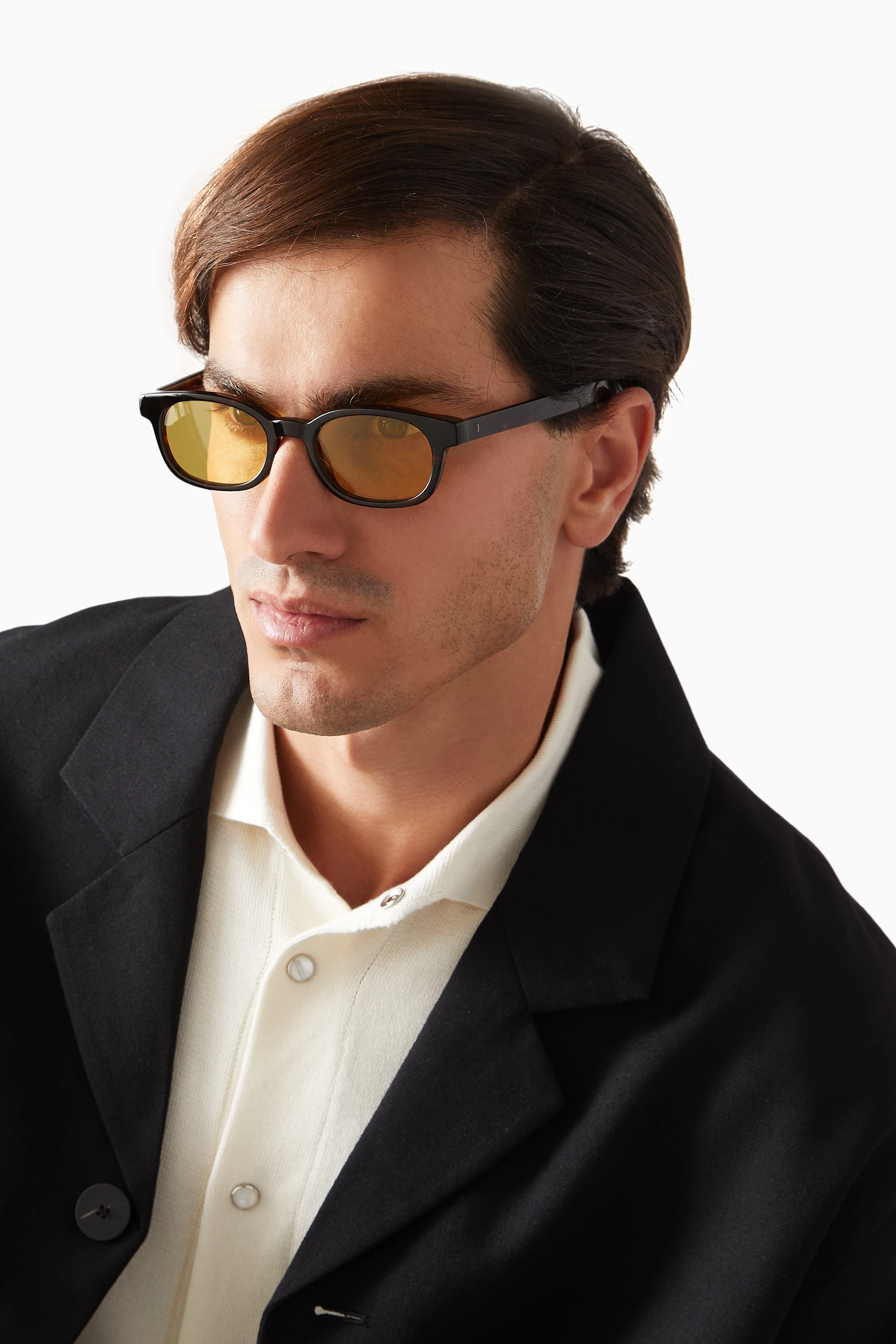 Buy Flatlist Brown Le Bucheron D-frame Sunglasses in Acetate 