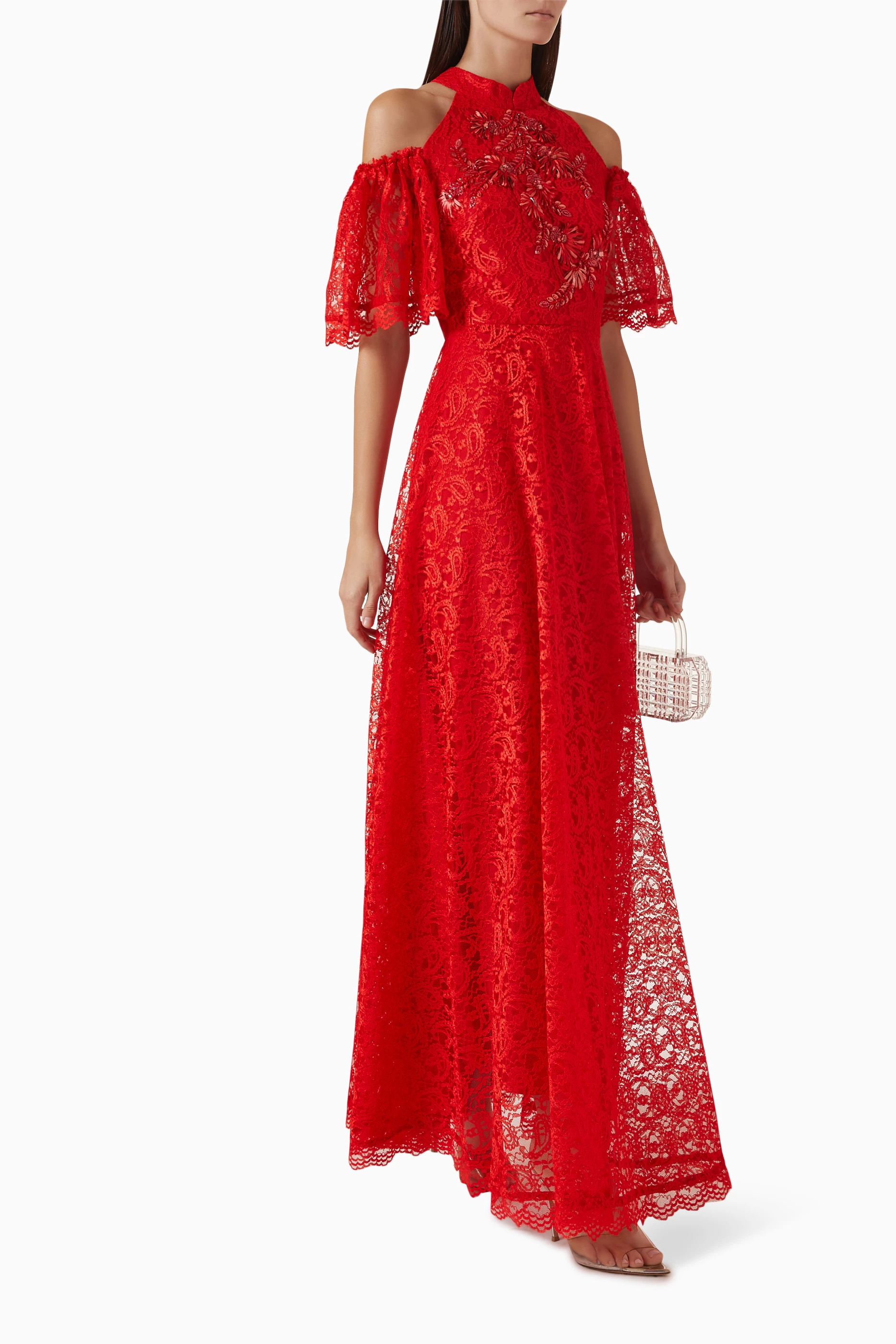 Lyndsie lace maxi dress new arrivals