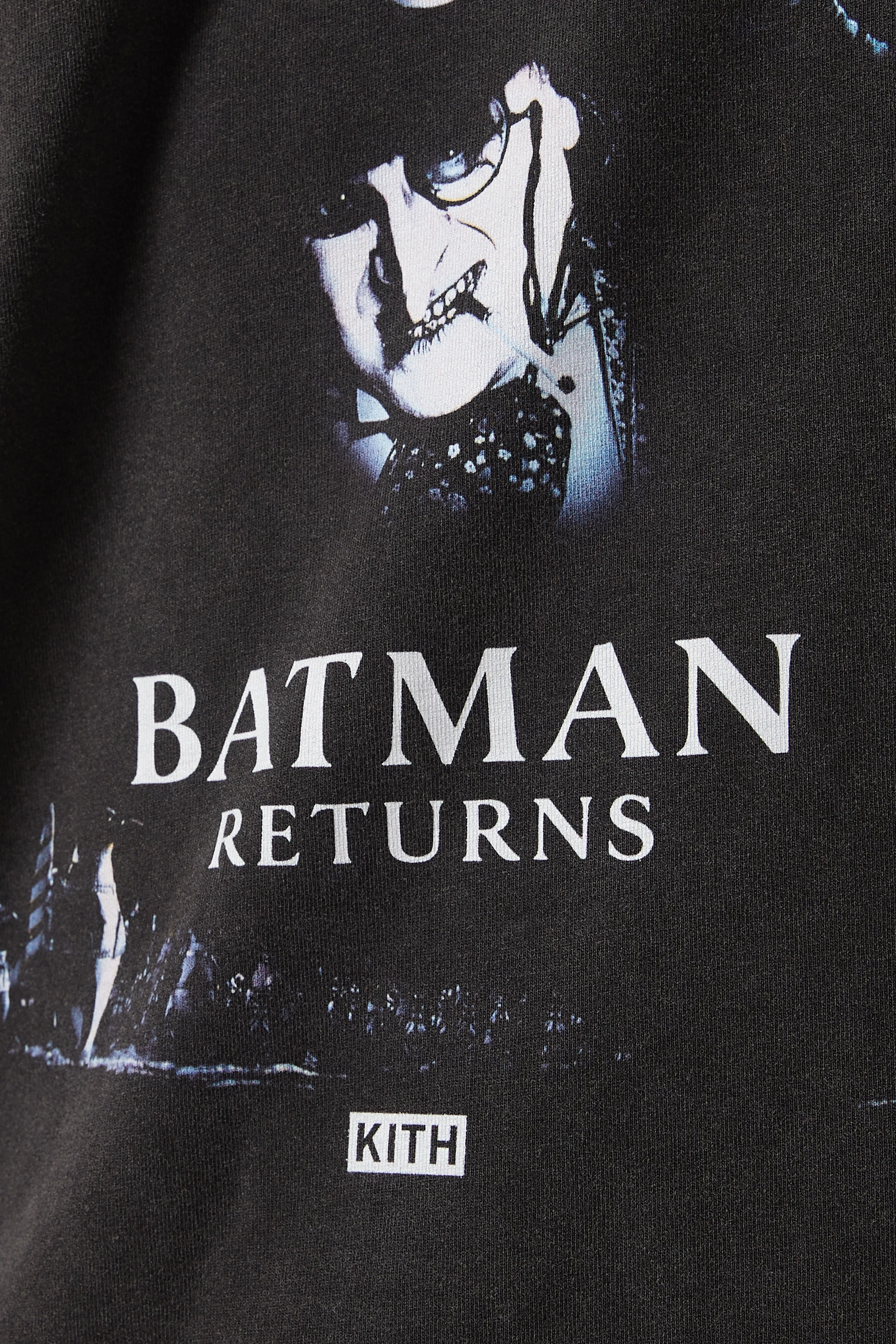Buy Kith Black x Batman Returns Vintage T-shirt in Cotton For Men