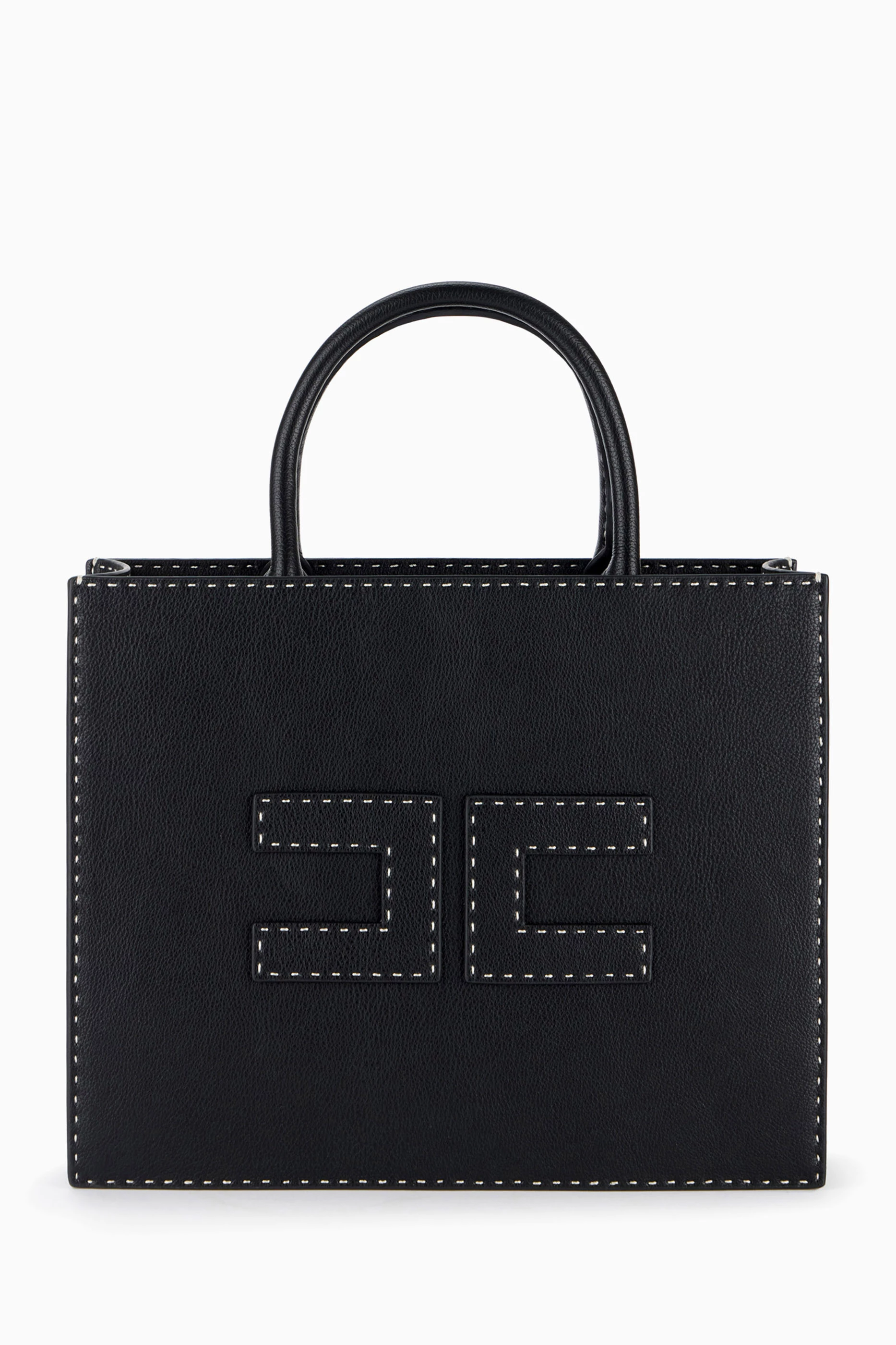 トートバッグ ELISABETTA FRANCHI SS25 Medium 'Tote' bag (BS12A51E2 110) Tote bag in jacquard fabric with charms | Elisabetta Franchi