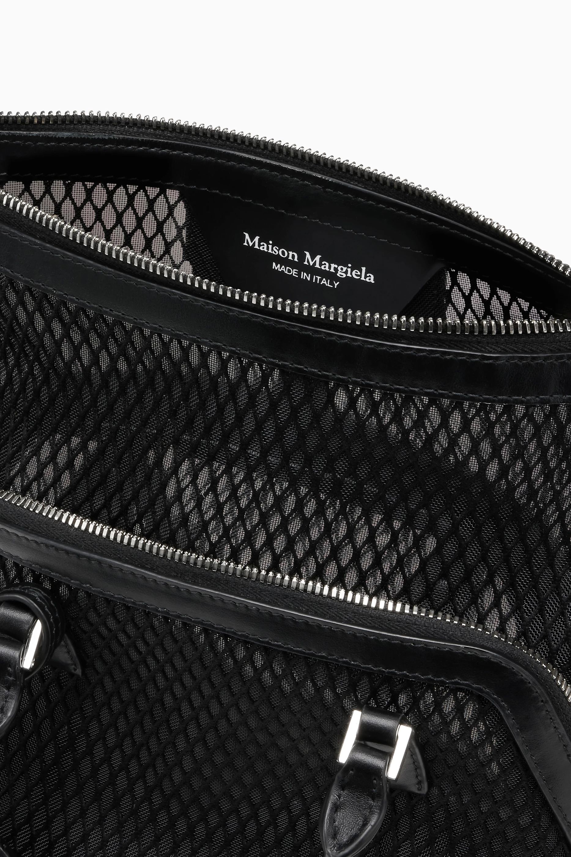 送料関税込_Maison Margiela Mesh Sac Classique Mini Handbag Maison Margiela Mesh Sac Classique Mini Handbag Black