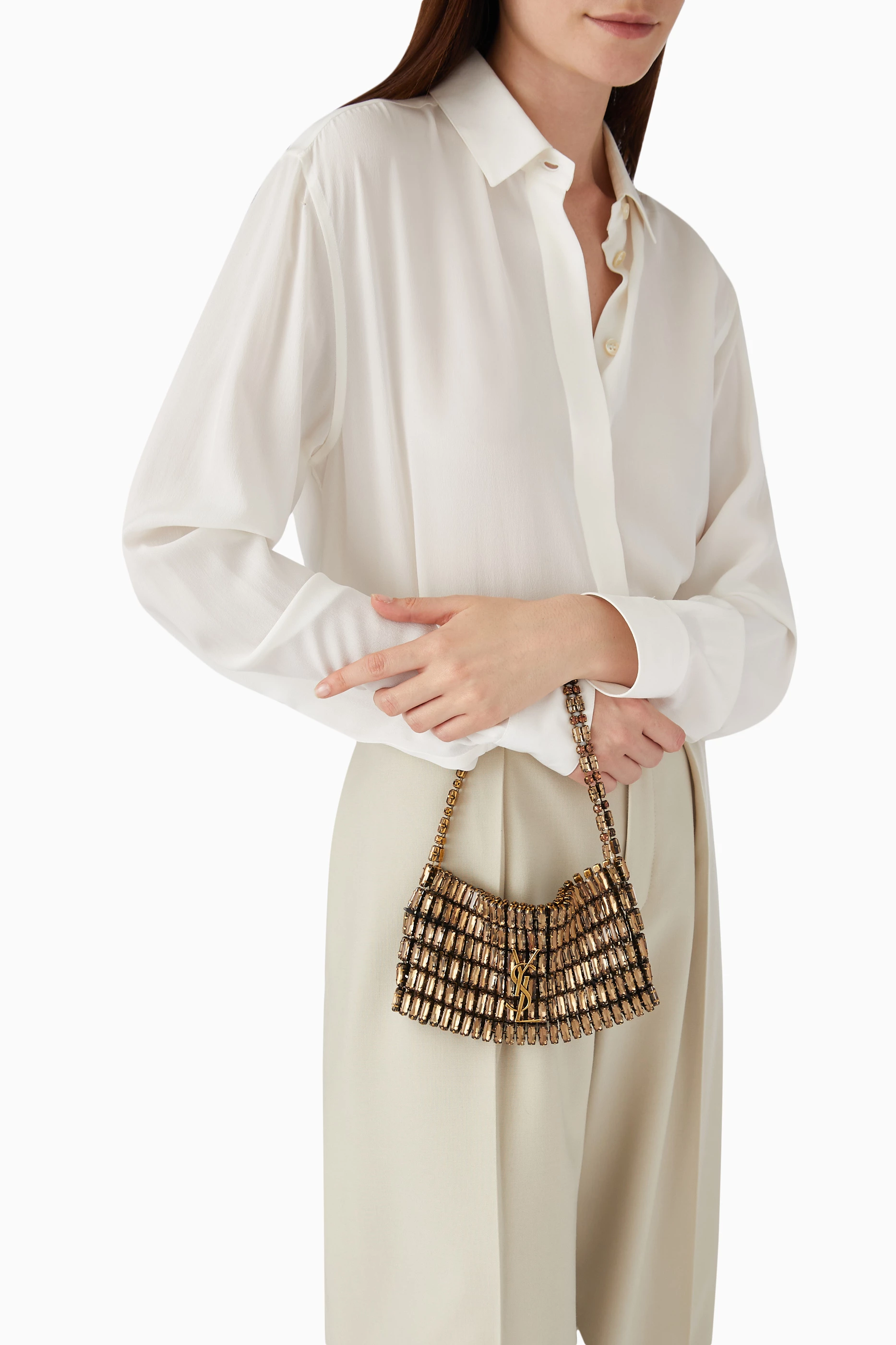 slim fit dress slacks Gemma Gold Bag
