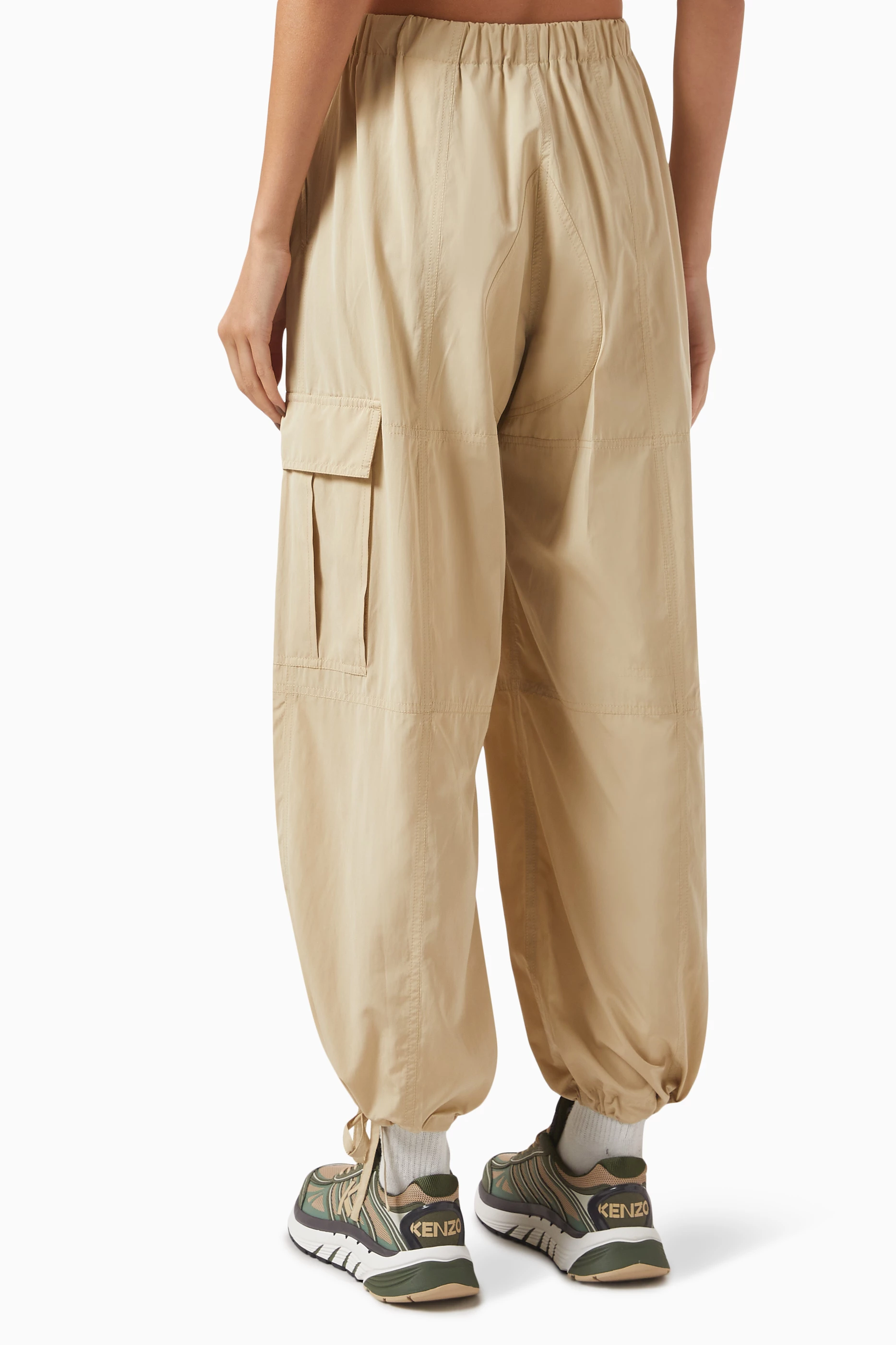 Buy KENZO Neutral 'Boke Flower 2.0' Cargo Pants in Technical