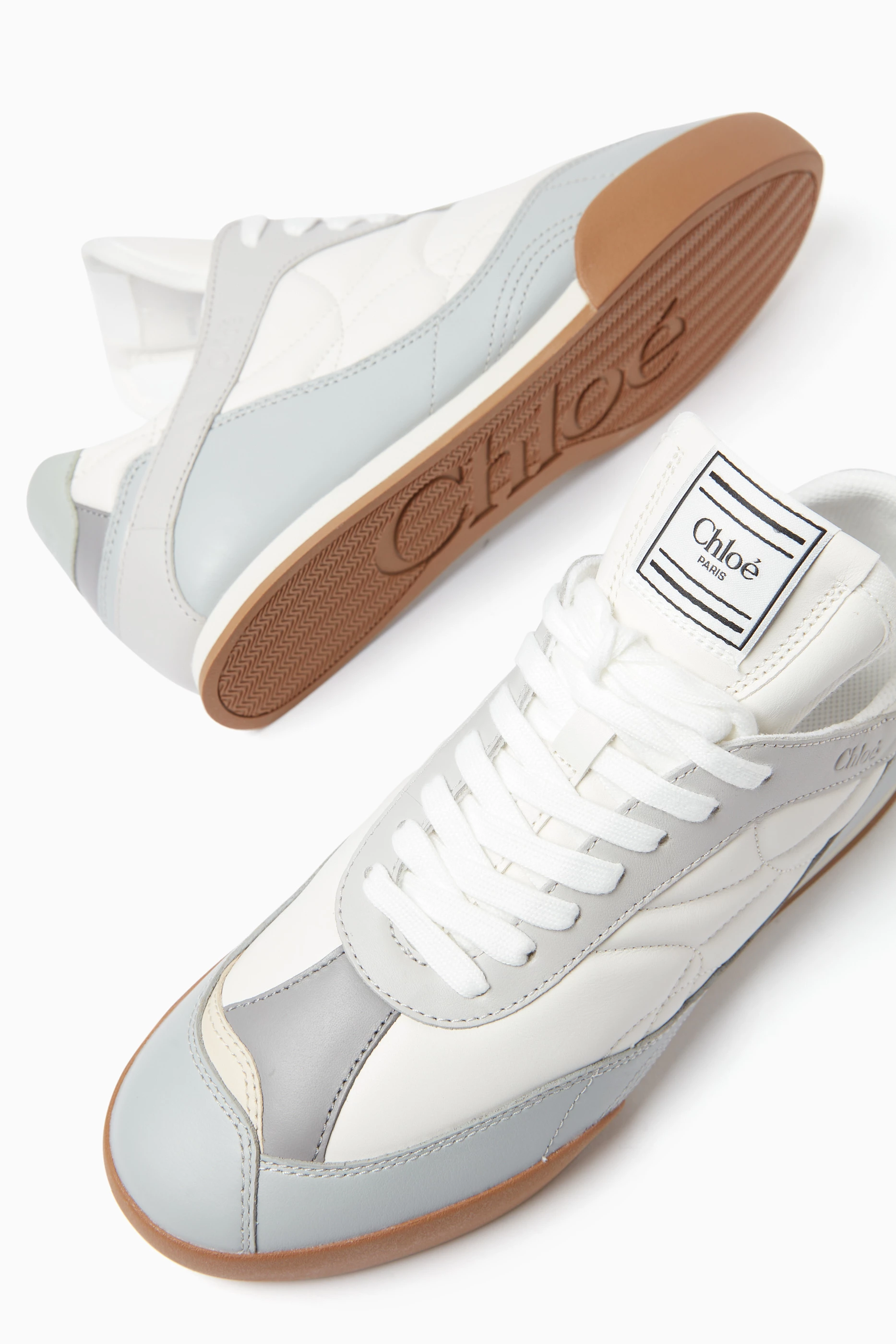 Buy Chloé Blue Kick Low-top Sneakers in Calfskin For Women Online | Ounass  UAE