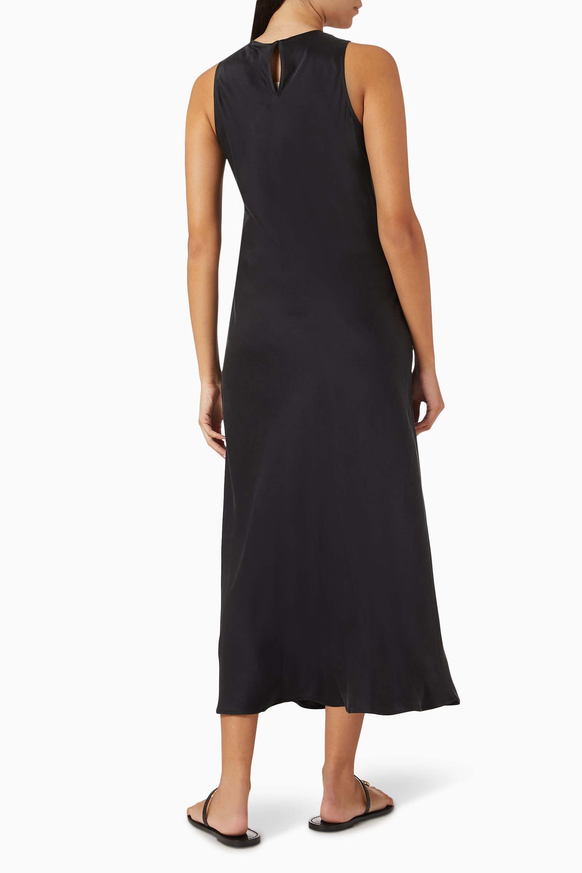 asceno valencia silk satin slip dress Asceno Valencia silk twill slip dress ASCENO
