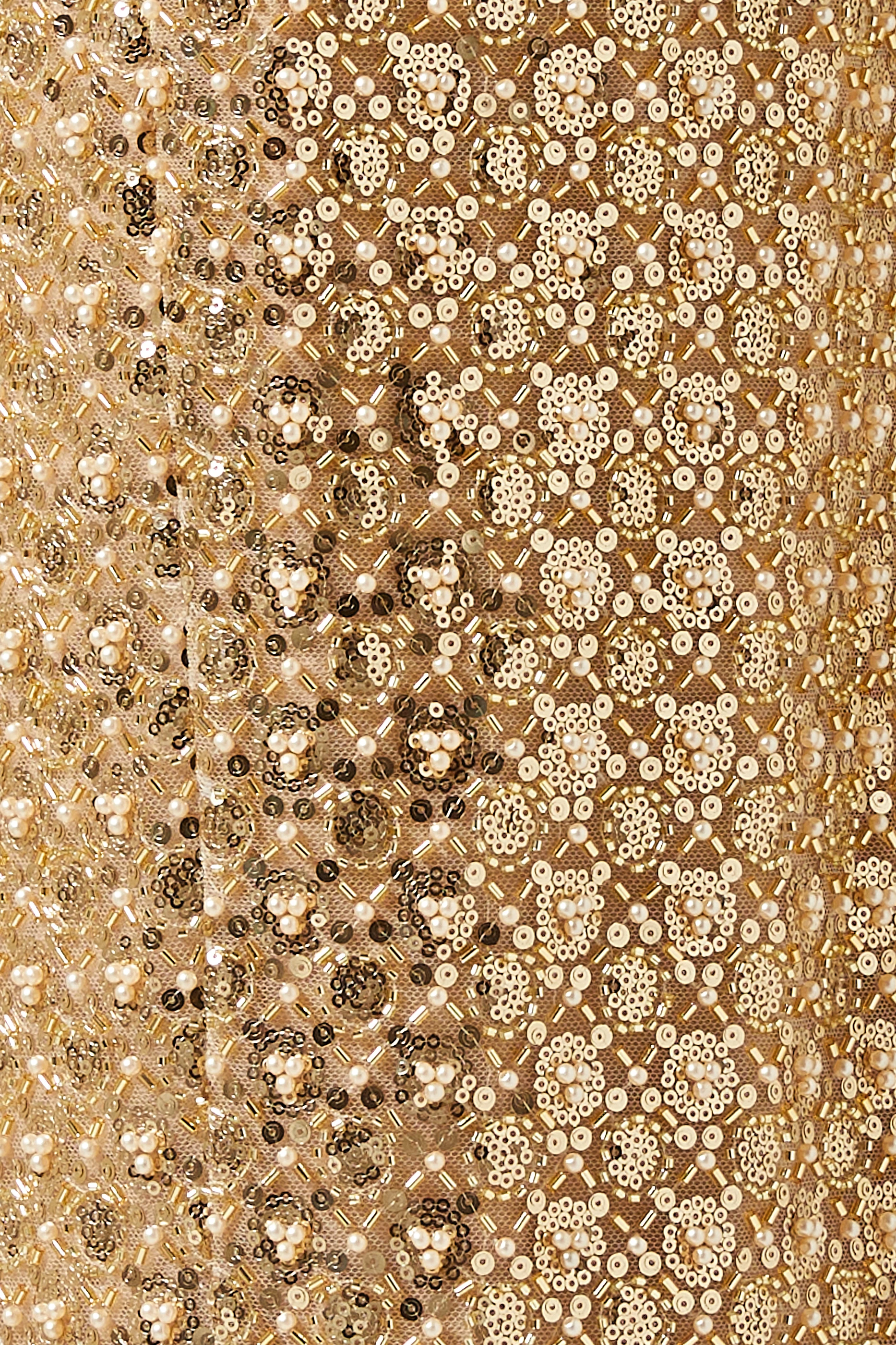 allegra gold sequin maxi dress Allegra Gold Sequin Maxi Dress main image 0