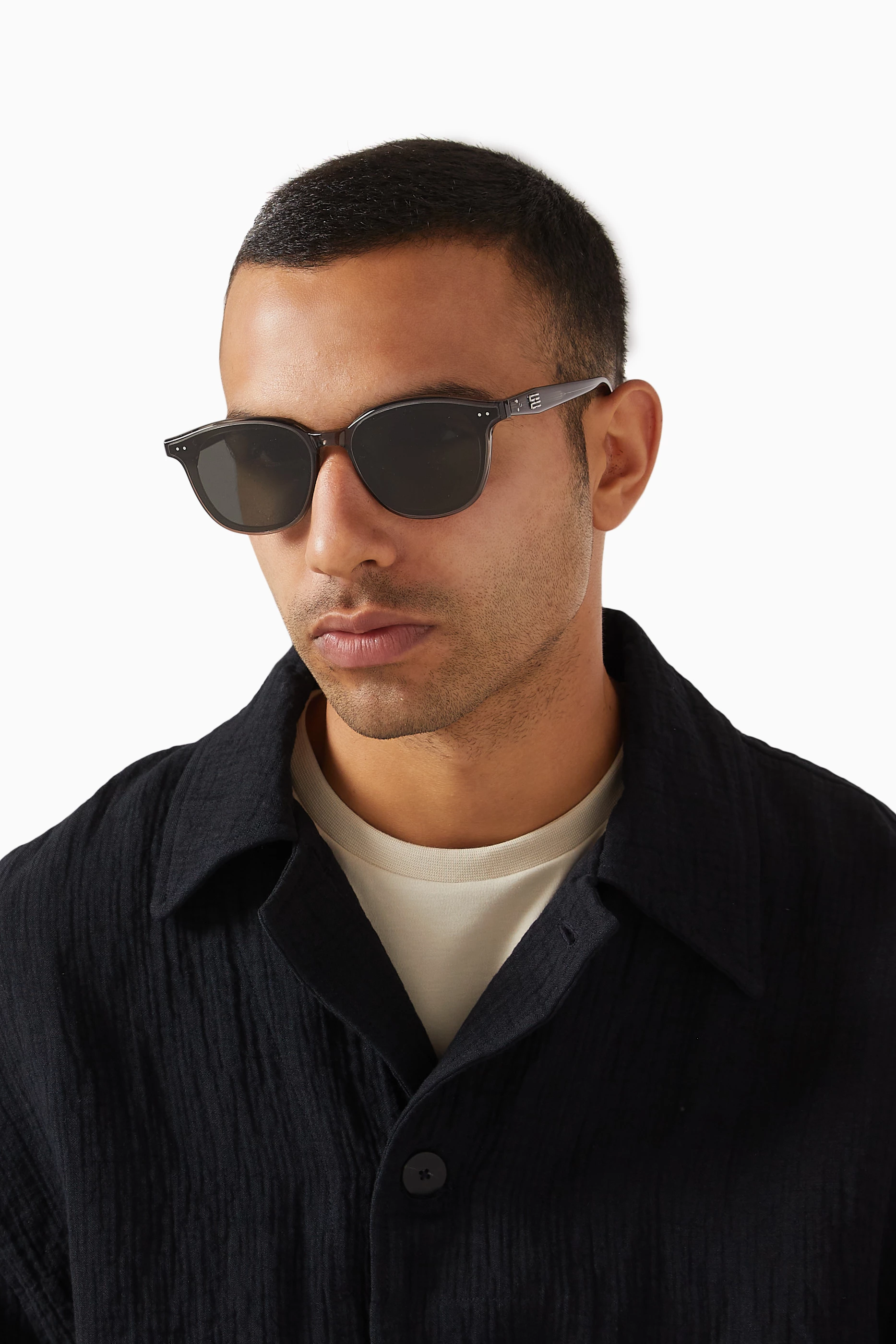 Buy Gentle Monster Brown Jude BRC17 Sunglasses in Acetate For