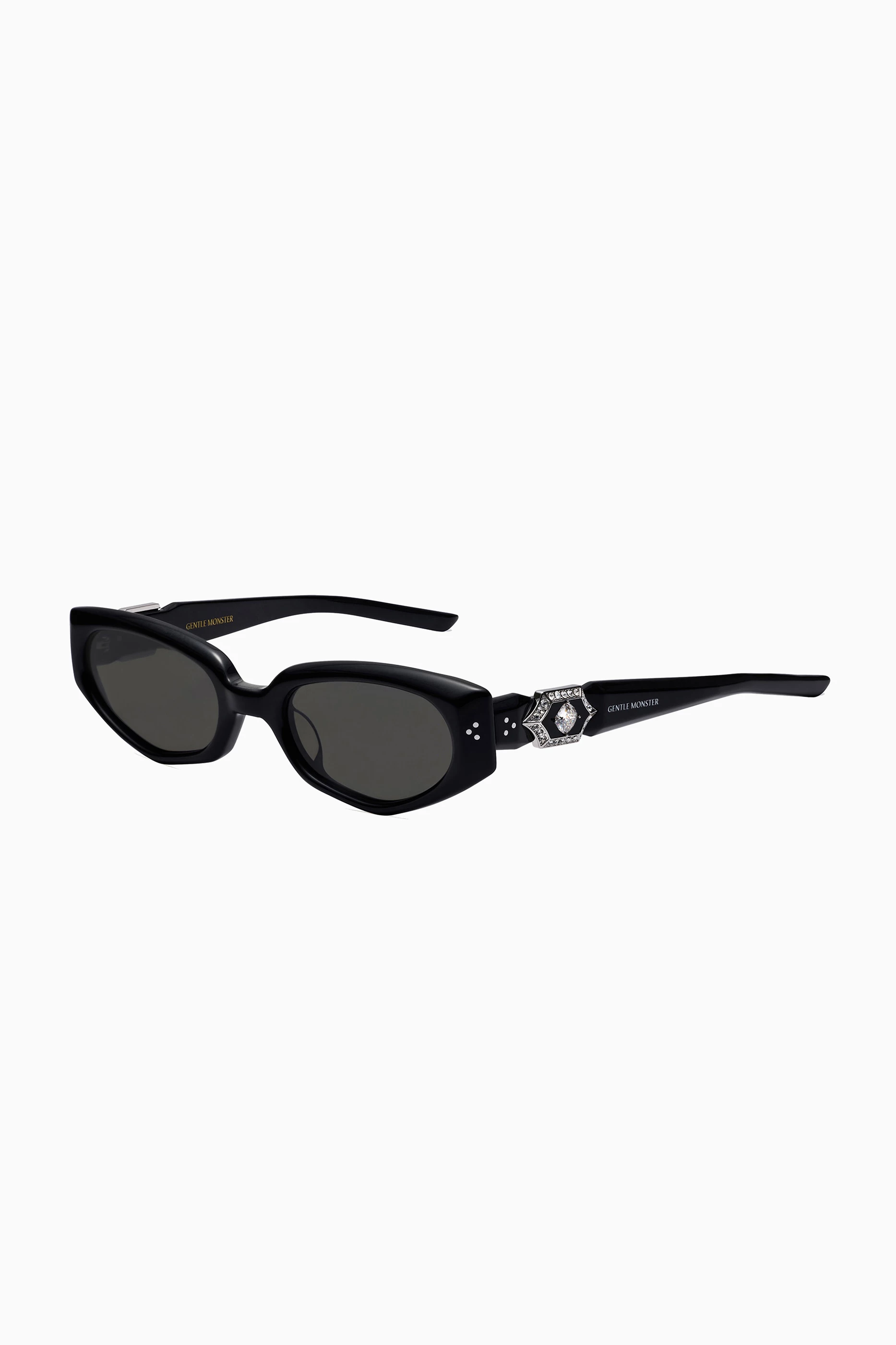 Buy Gentle Monster Black Ruvy Van 01 Sunglasses in Acetate