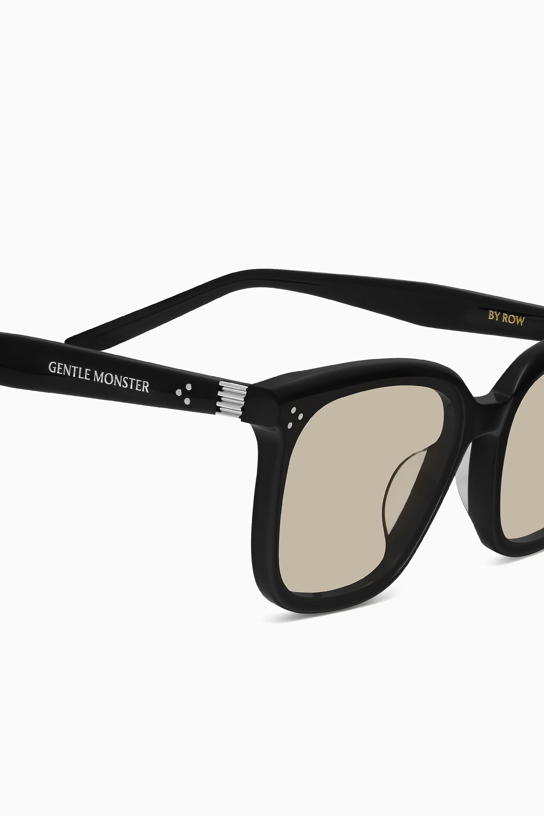 Buy Gentle Monster Black By Row 01 Sunglasses in Acetate For