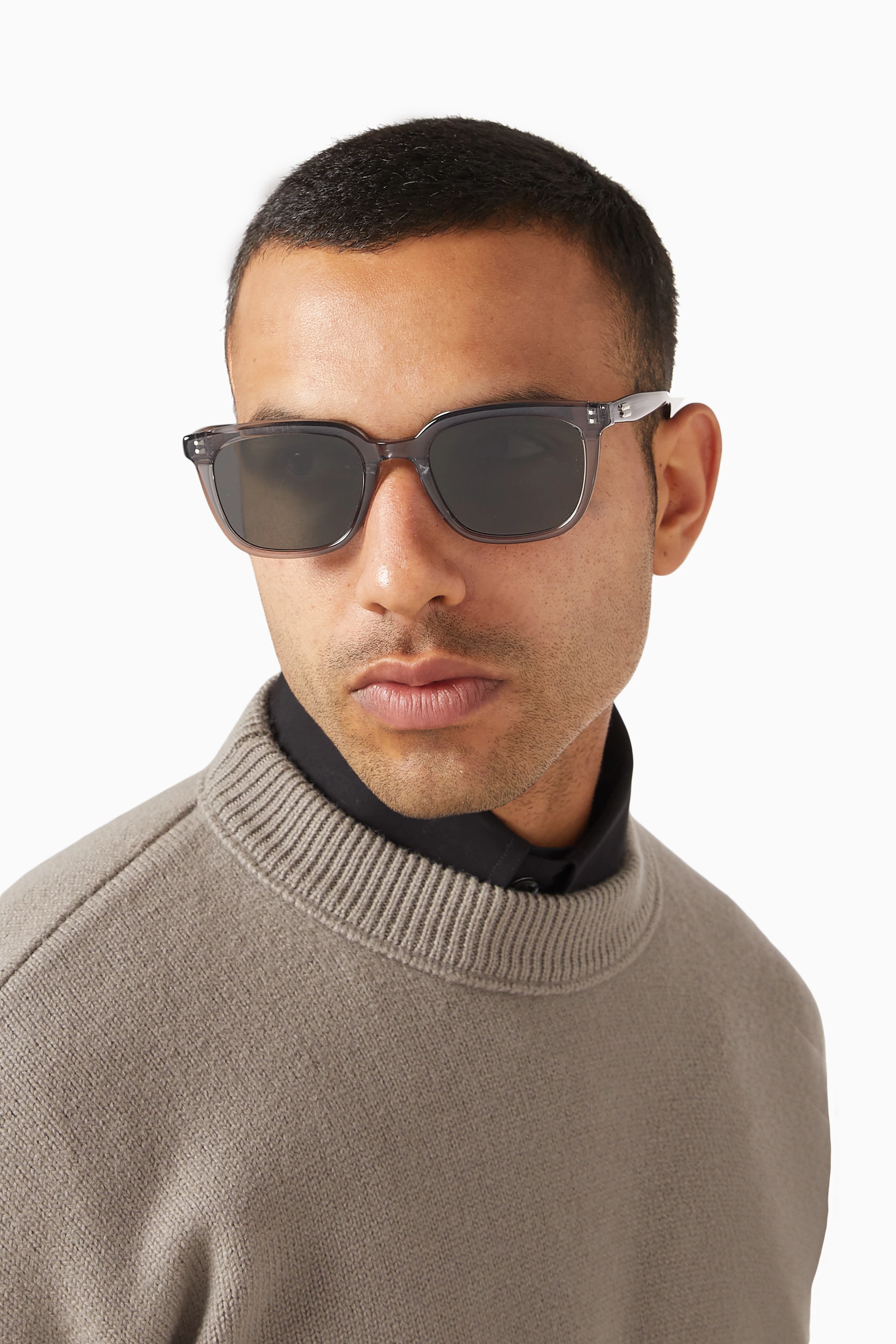 Buy Gentle Monster Grey Days Day GC12 Sunglasses in Acetate For 