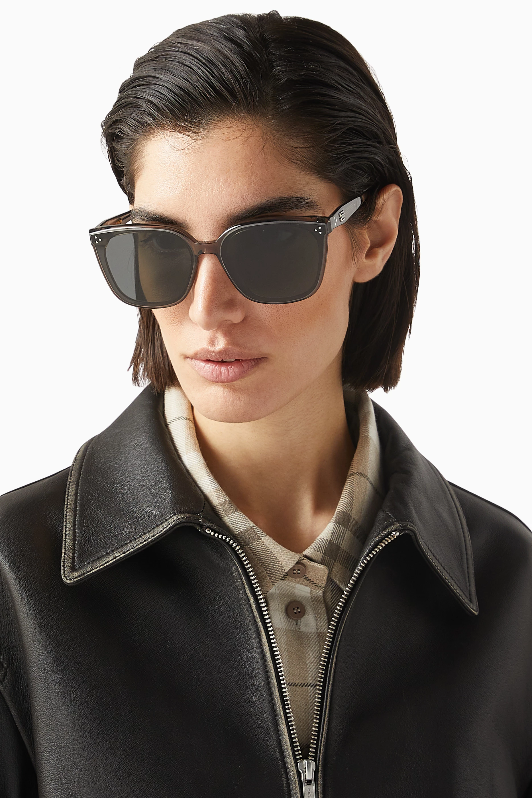 Buy Gentle Monster Brown Loloe BRC17 Sunglasses in Acetate