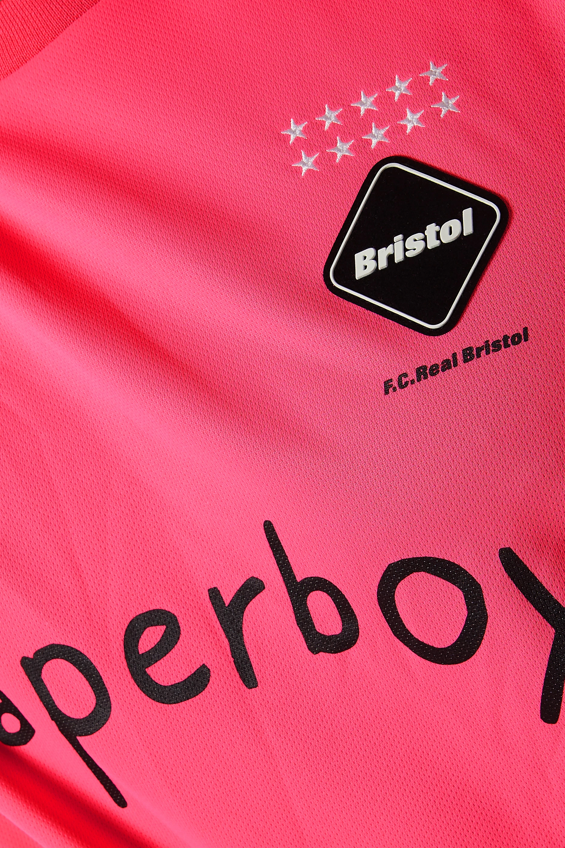 Buy Paperboy Pink x FCRB Archive Soccer Jersey T-shirt For